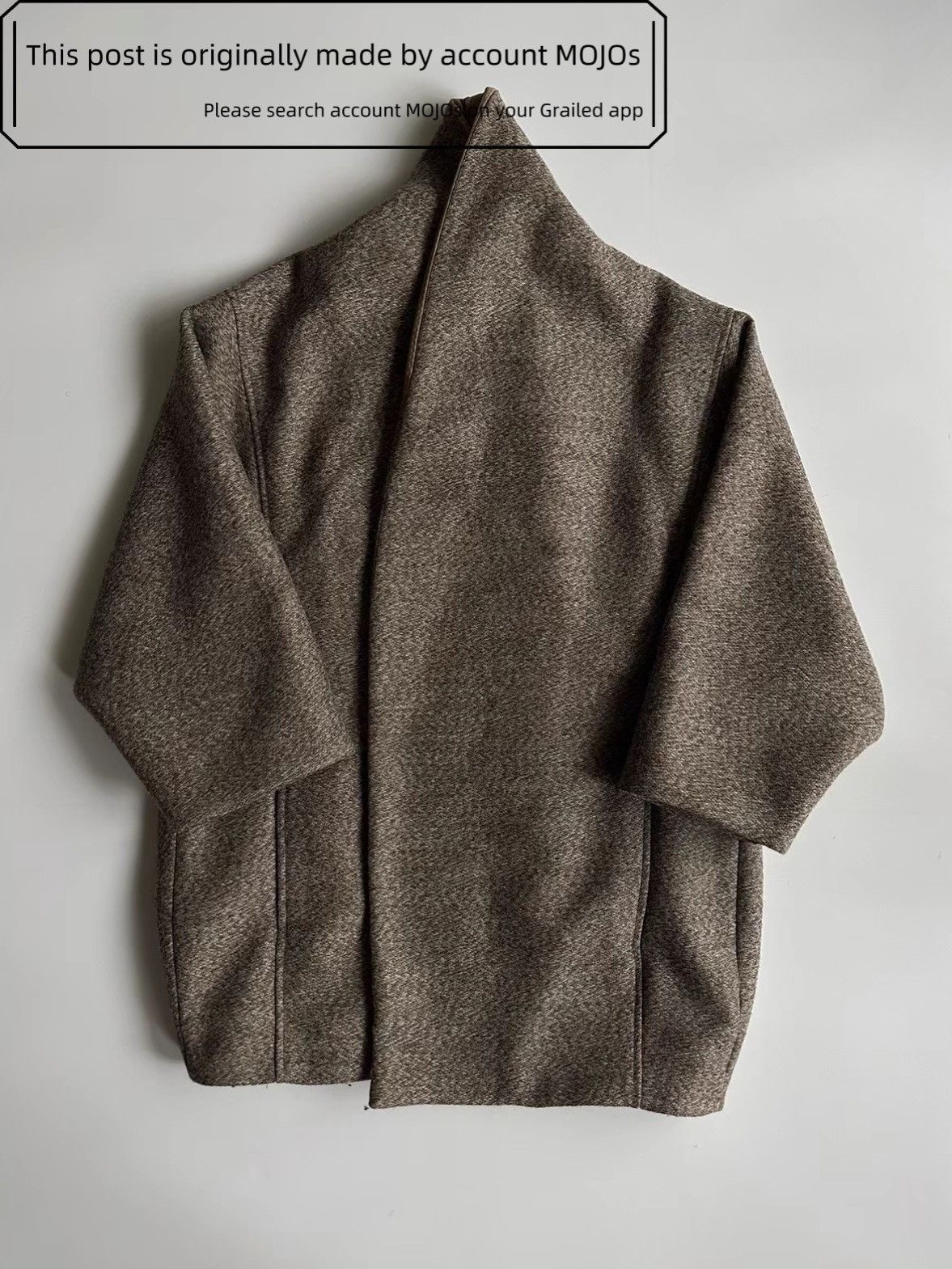 Lemaire Sz 3 Christophe Lemaire Leather Collar Overall Coat mojos041 Size US L / EU 52-54 / 3 - 3 Thumbnail