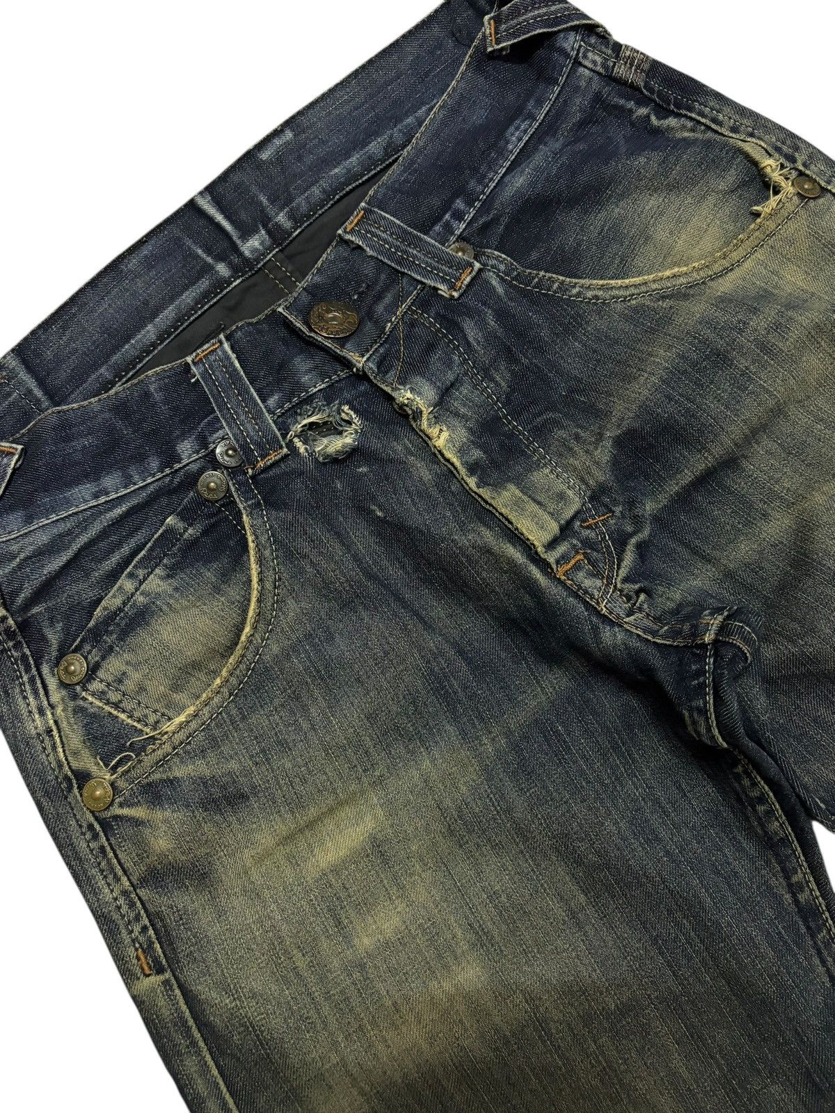Pepe Jeans Vtg 90s Pepe Jeans Distressed Mudwashed Jeans Size US 30 / EU 46 - 4 Thumbnail