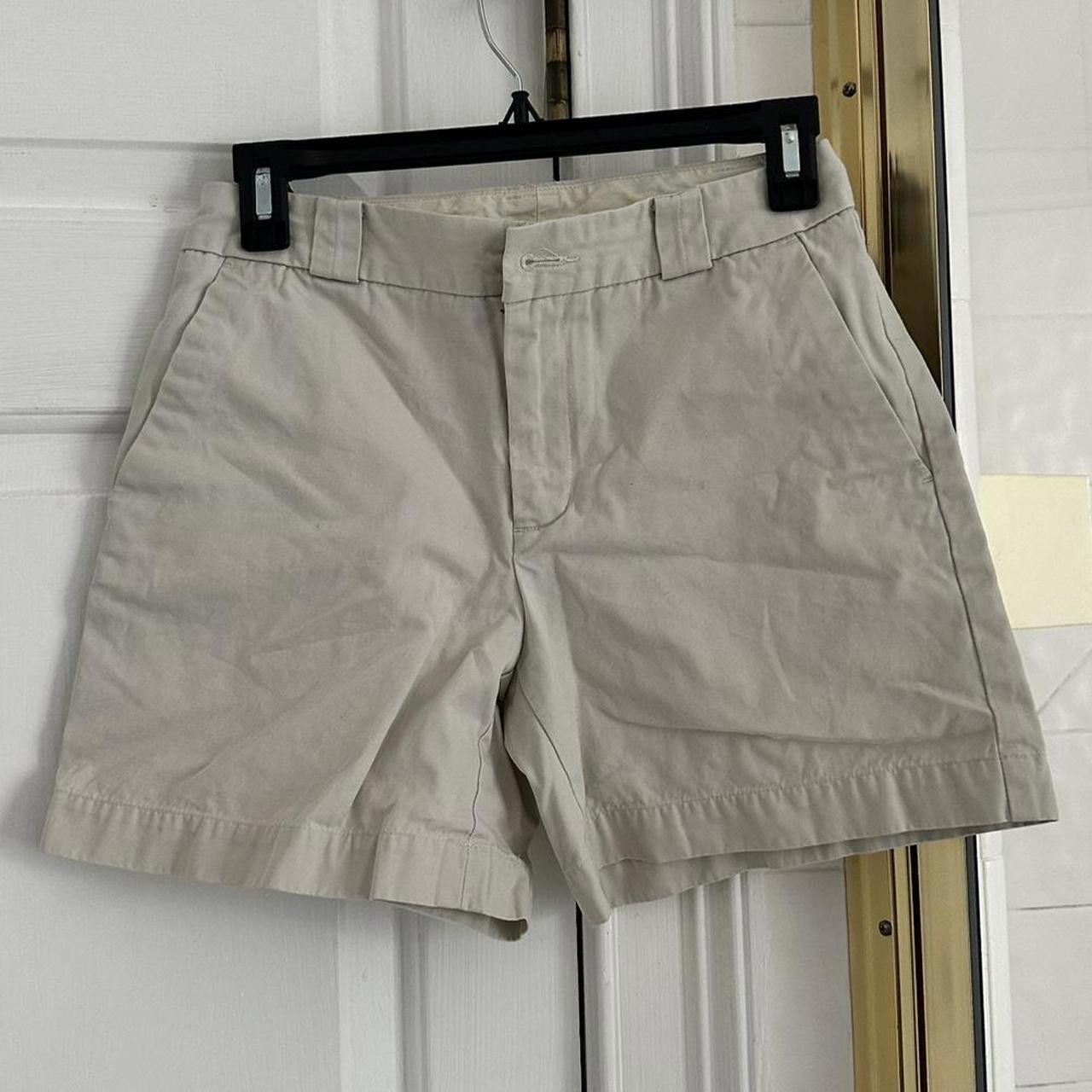 Gap Gap Women's Cream and Tan Shorts Size 25" / US 0 / IT 36 - 1 Thumbnail