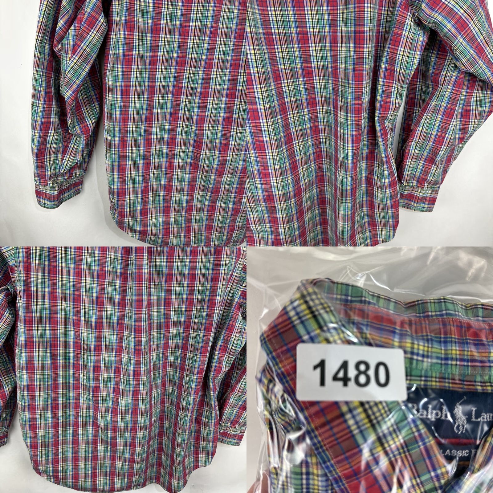 Polo Ralph Lauren VINTAGE Polo Ralph Lauren Mens Classic Fit Shirt XL Plaid Long Sleeve Button-Up Size US XL / EU 56 / 4 - 10 Thumbnail