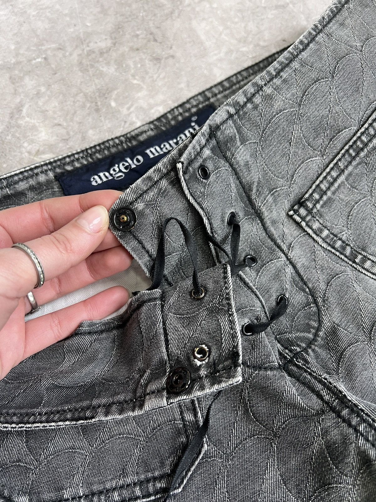 Other Rare flared distressed pattern Junya Watanabe style pants Size US 32 / EU 48 - 6 Thumbnail