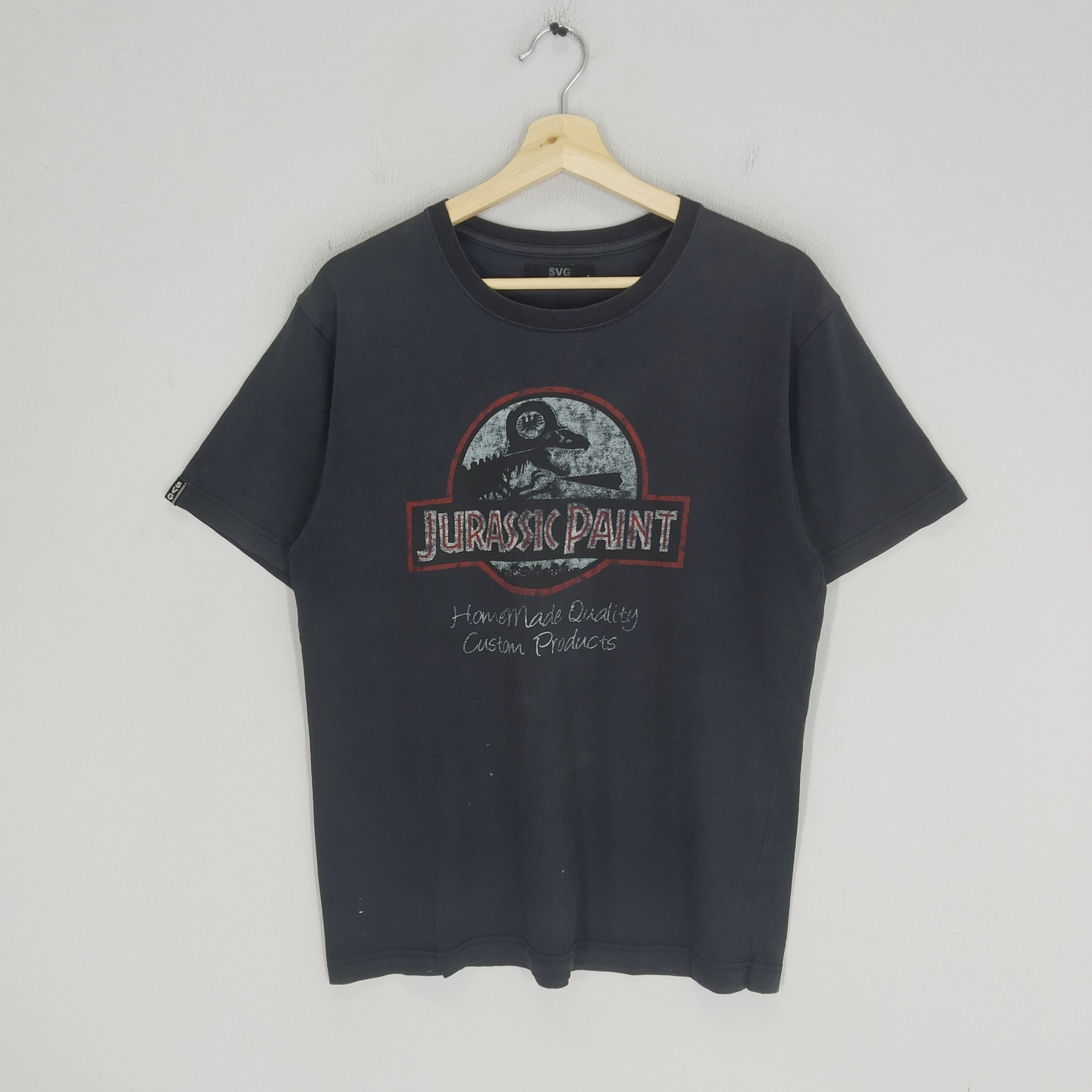 Vintage Vintage SVG Neighborhood Japan Parody Jurassic Paint Shirt | Grailed