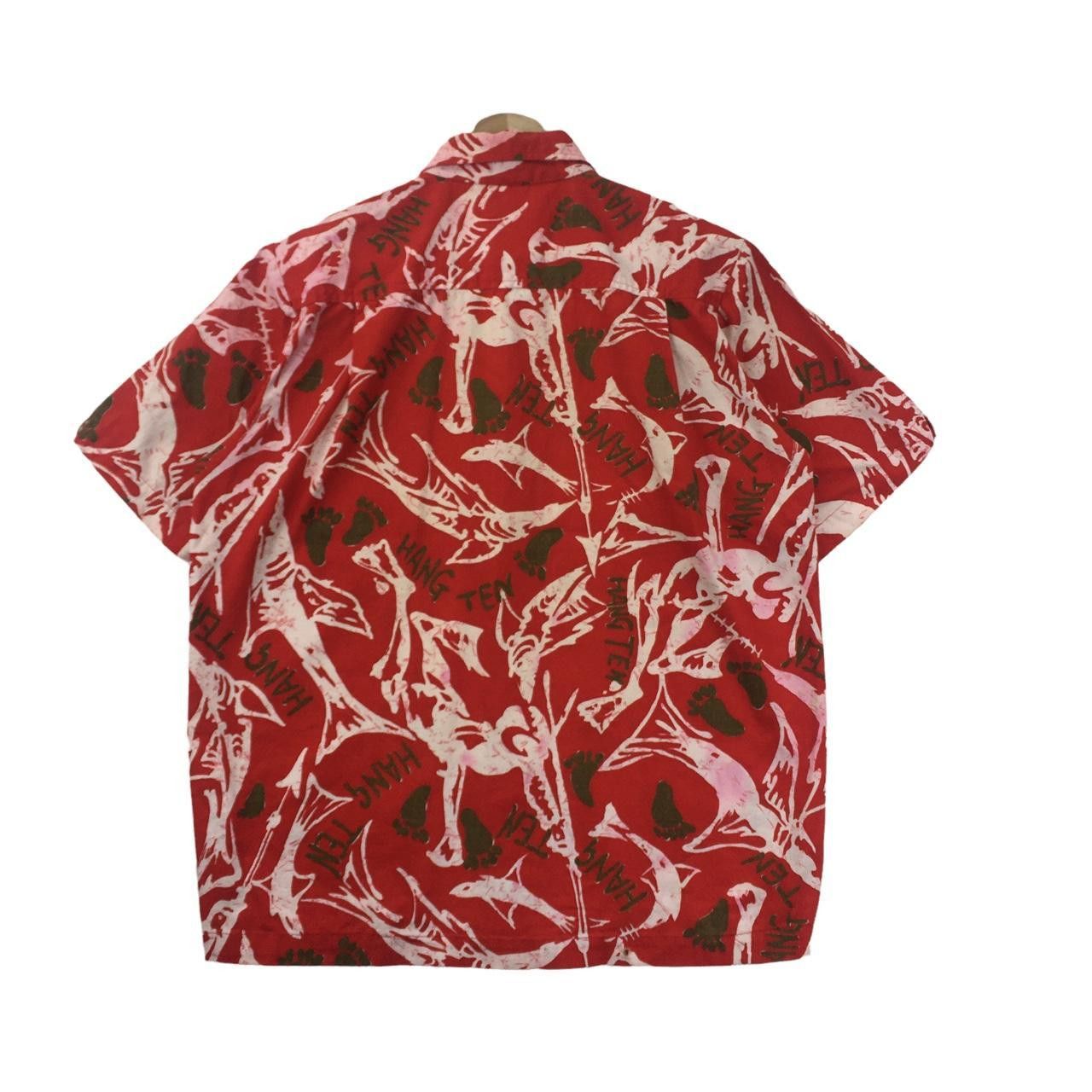 Hang Ten Vtg 80’ HANG TEN AOP Surfing All Over Print Casual Tee Shirt Size US M / EU 48-50 / 2 - 4 Thumbnail