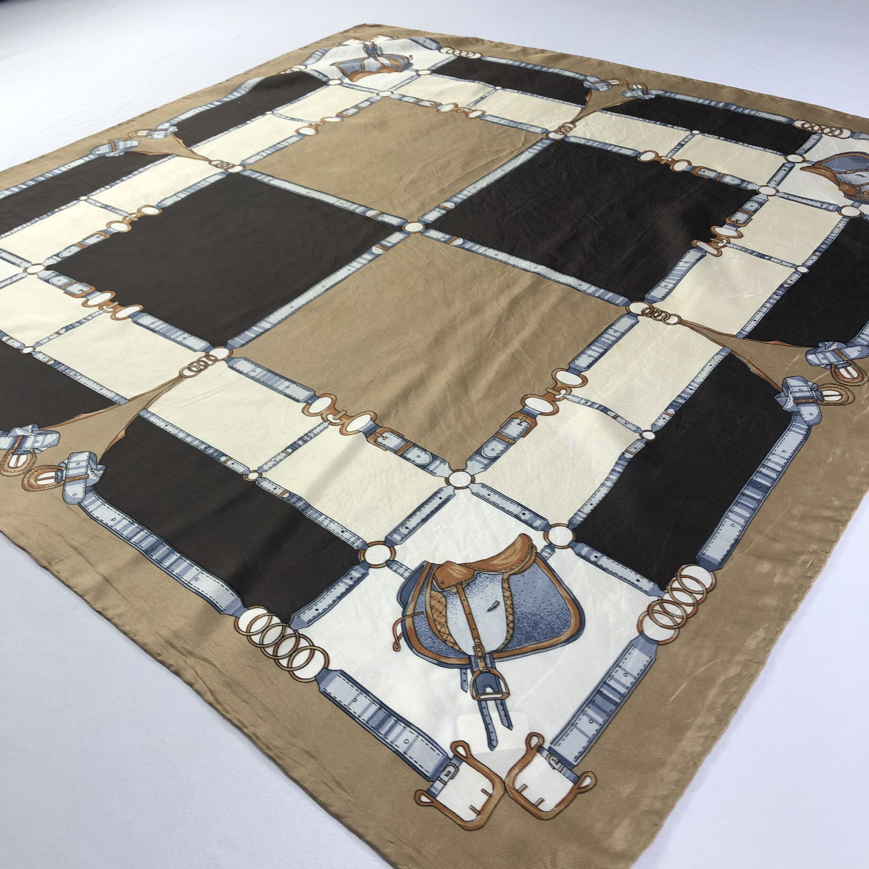 Vintage Vintage Silk Scarf Size ONE SIZE - 3 Thumbnail