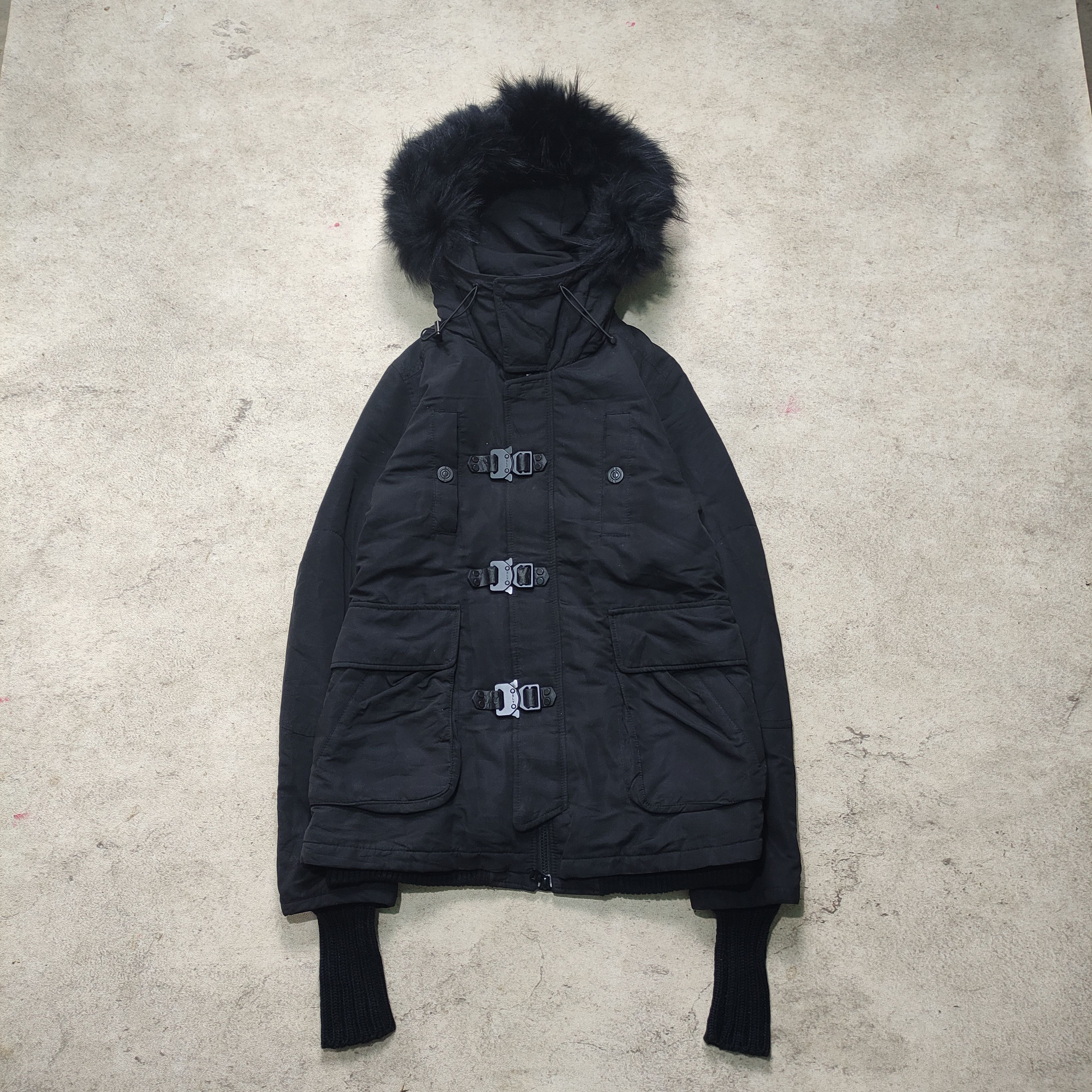 If Six Was Nine 2000s SLY - Black Fur Jacket | Grailed