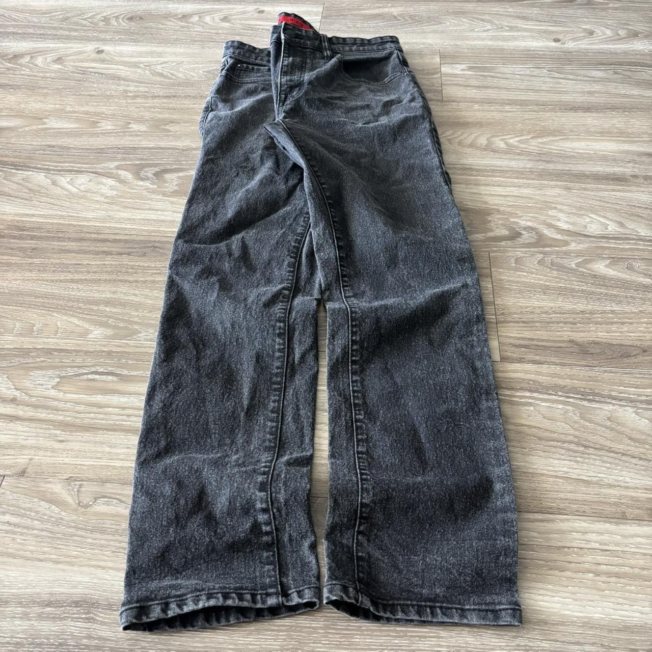 Vintage Crazy Vintage Y2K/2000s Grunge Black Skinny Denim Jeans! 32x30 Size US 32 / EU 48 - 3 Thumbnail