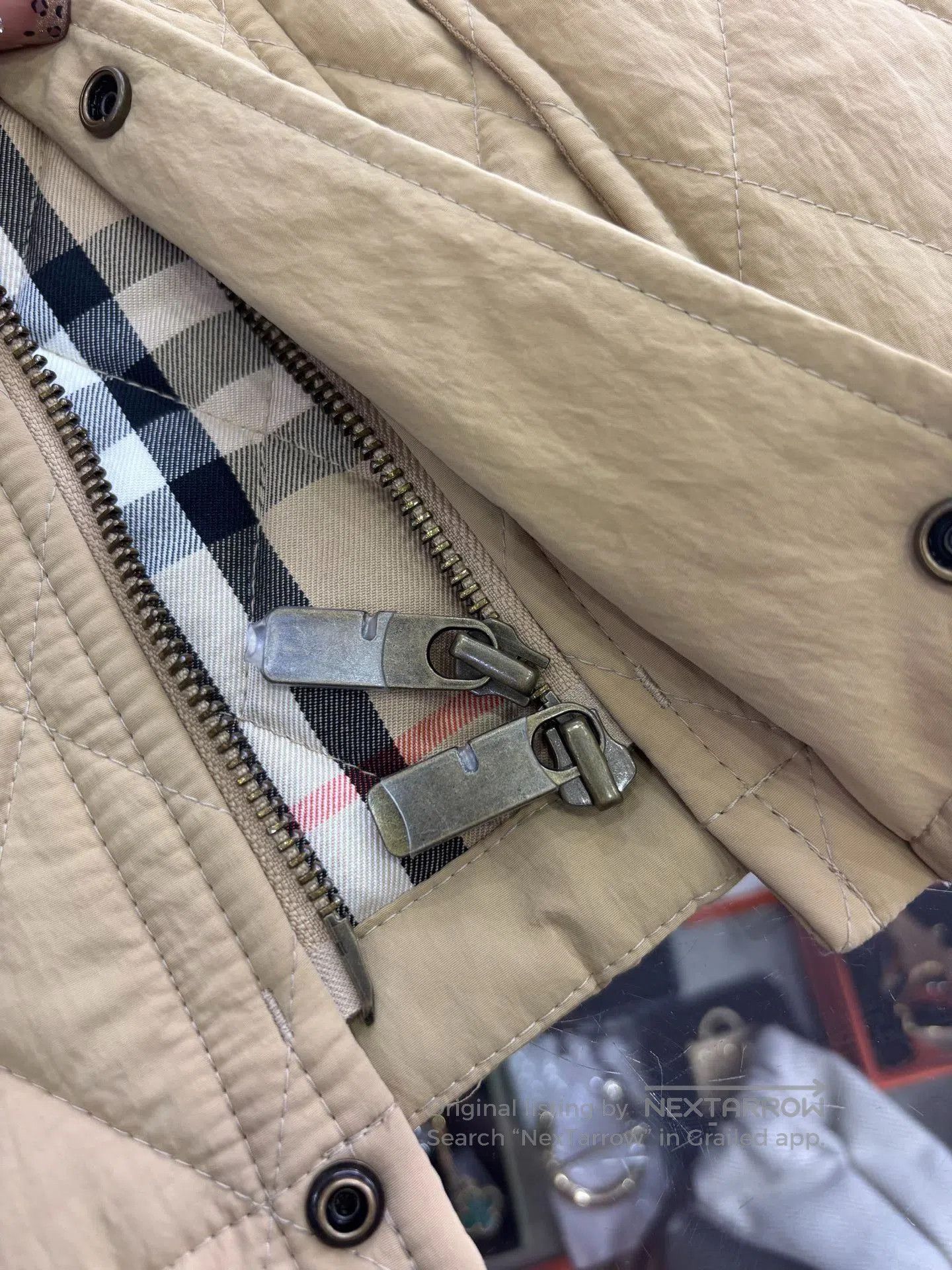 Burberry Burberry Beige Cotton Coat XS. Size XS / US 0-2 / IT 36-38 - 3 Thumbnail