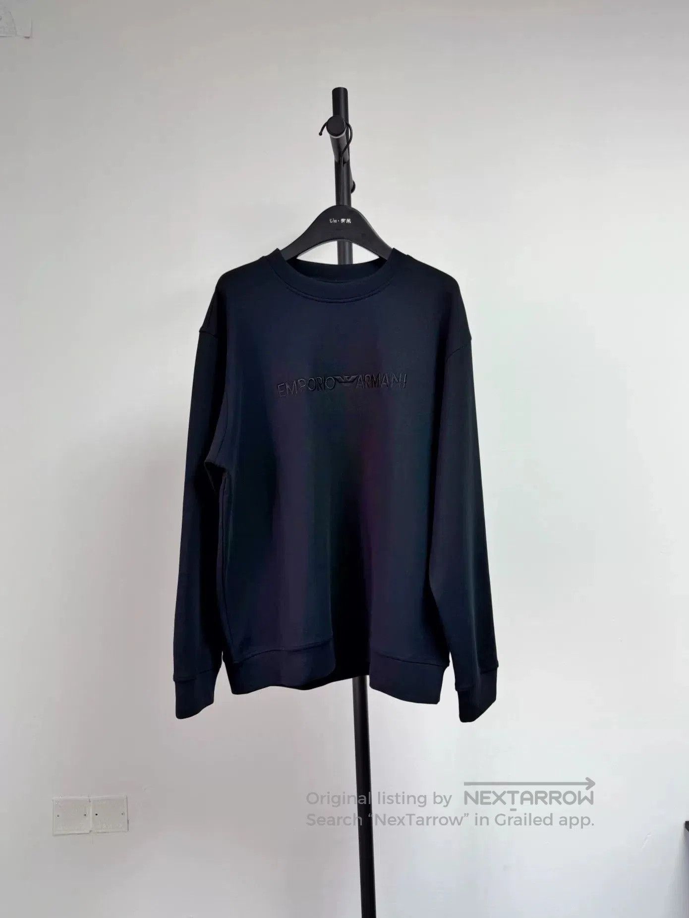 Emporio Armani EA Armani Black Sweater. Size US L / EU 52-54 / 3 - 1 Thumbnail