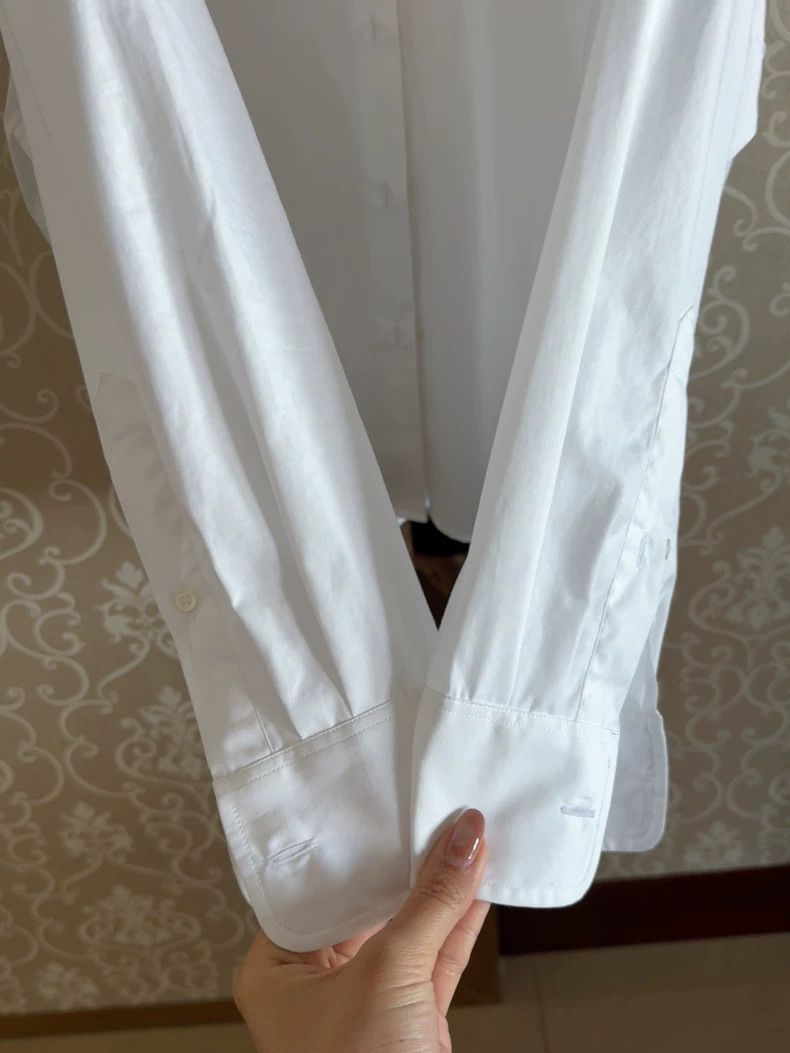 Dries Van Noten dries van noten white blouse 2505-Nextarrow Size US XS / EU 42 / 0 - 6 Thumbnail