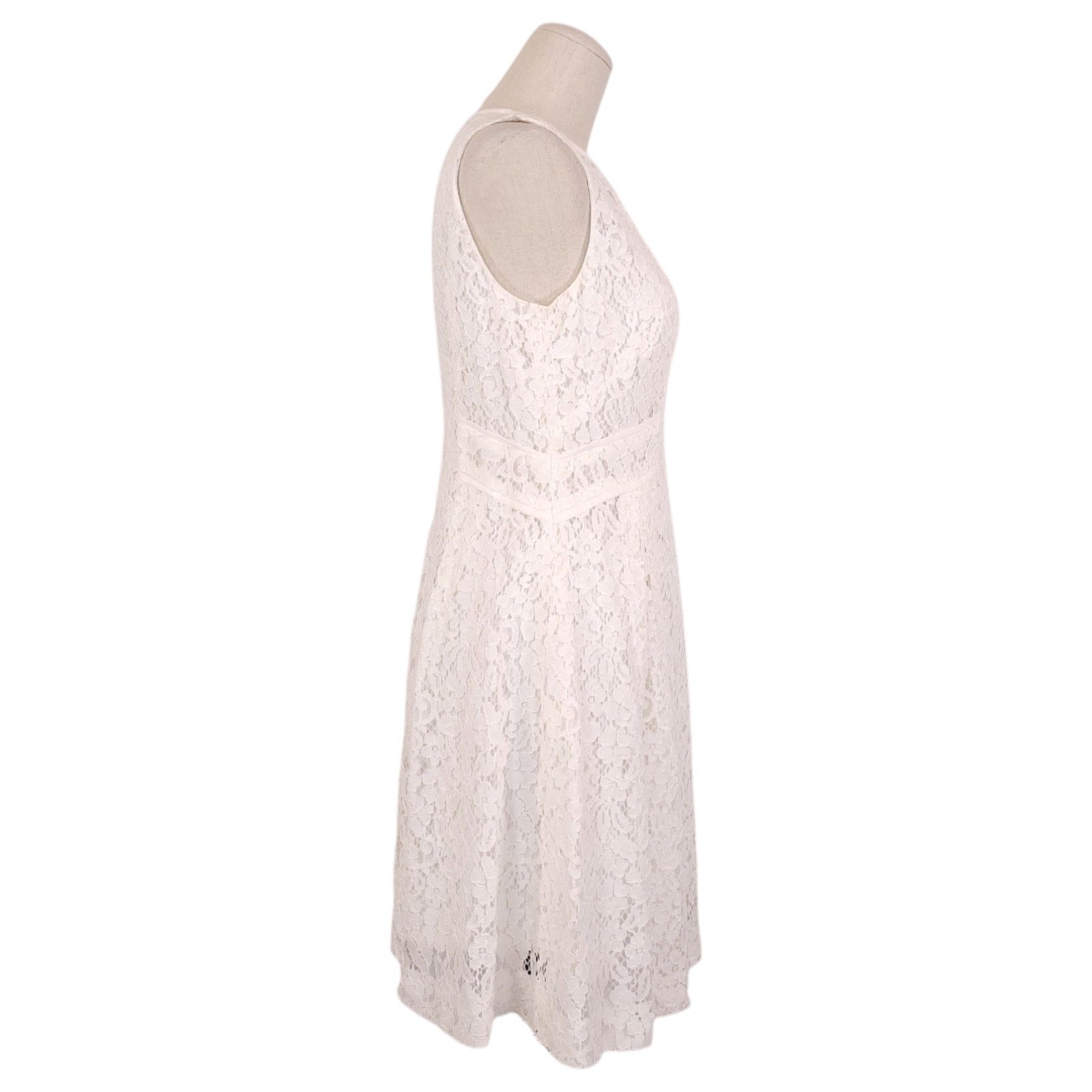Other Lauren Ralph Lauren Lace Dress White Sz 6P Size M / US 6-8 / IT 42-44 - 5 Thumbnail