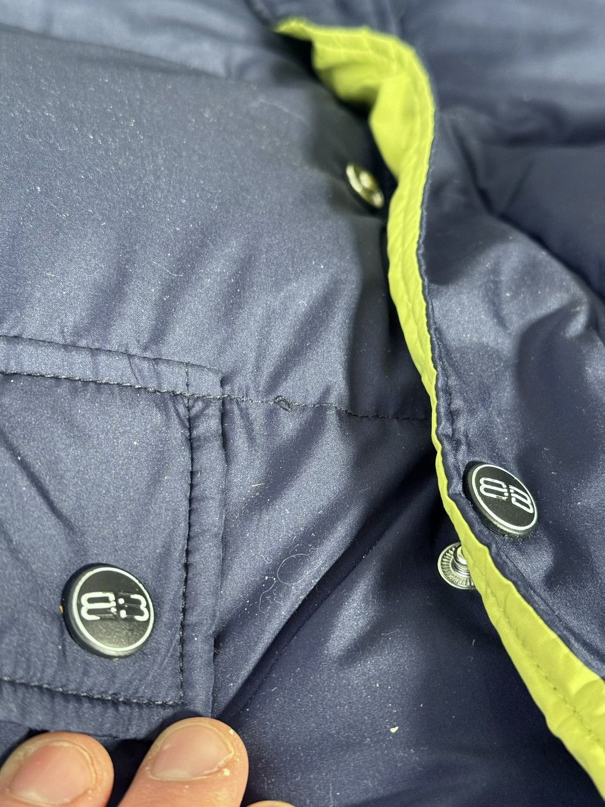Balenciaga Vintage Y2K Balenciaga Sports Reversible Long Puffer Jacket Size US L / EU 52-54 / 3 - 13 Thumbnail