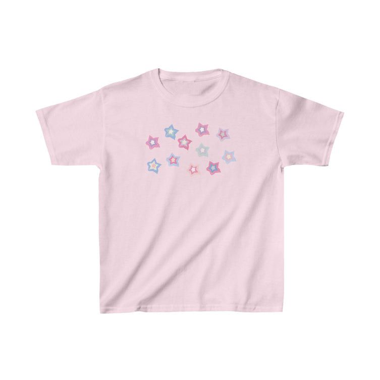 Other Pink Starry Baby Tee Size L / US 10 / IT 46 - 3 Thumbnail