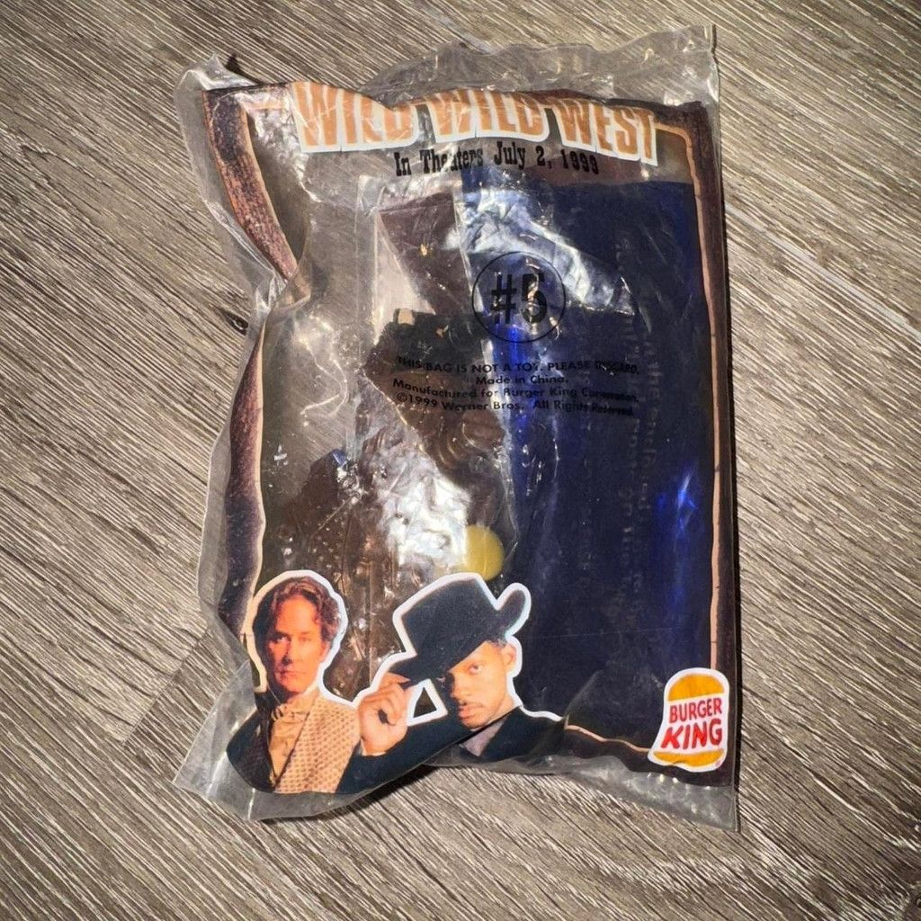 Vintage Burger King 1999 Kids Meal Toy Wild Wild West #5 Will Smith Size ONE SIZE - 2 Thumbnail