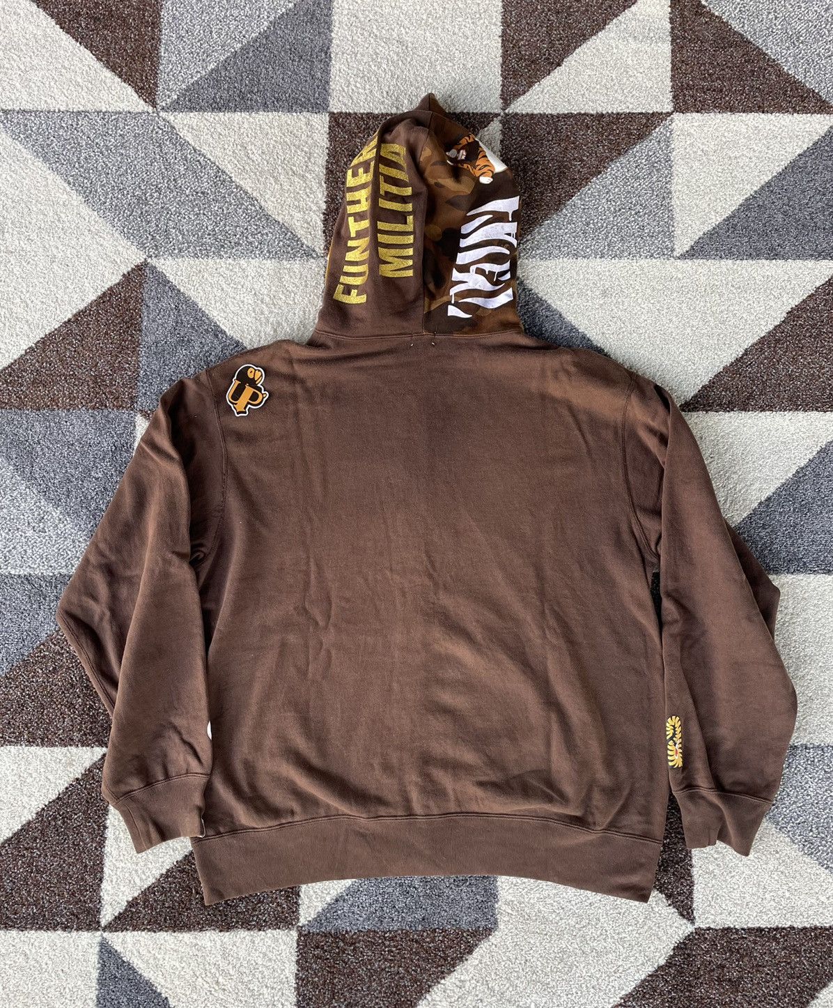 Bape Bape Brown Camo Tiger Fullzip Hoodie Size US L / EU 52-54 / 3 - 9 Thumbnail