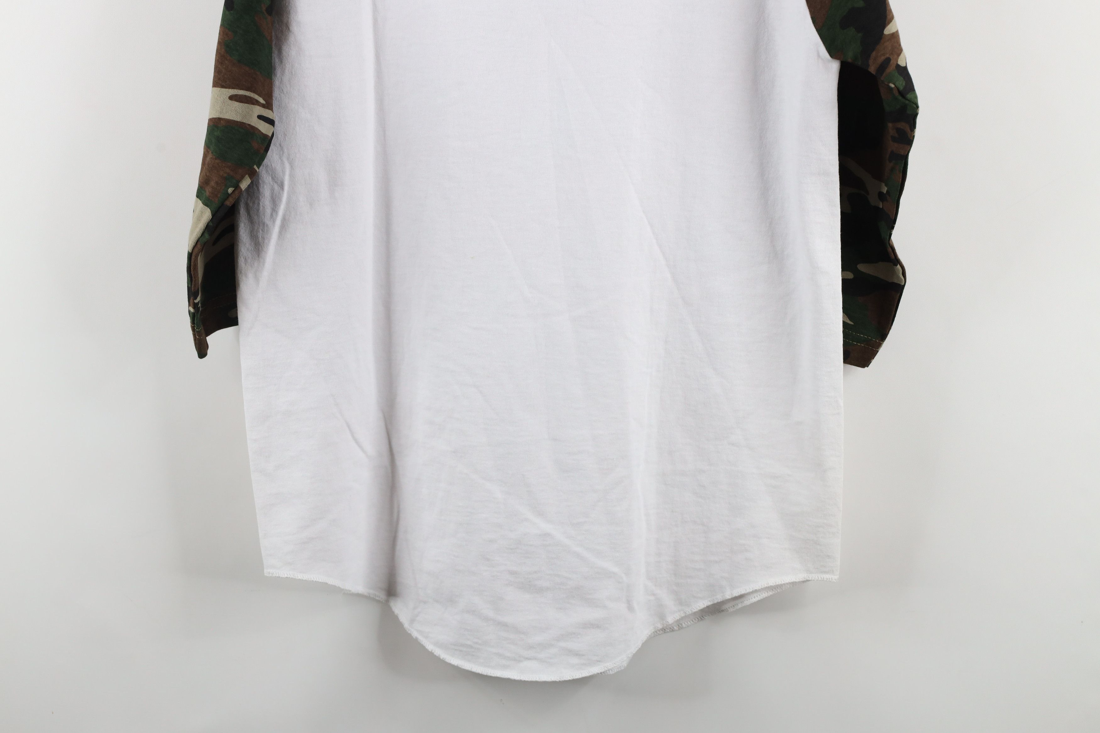 Vintage Vintage 90s Streetwear Jeep Motors Camouflage Raglan T-Shirt Size US M / EU 48-50 / 2 - 10 Thumbnail