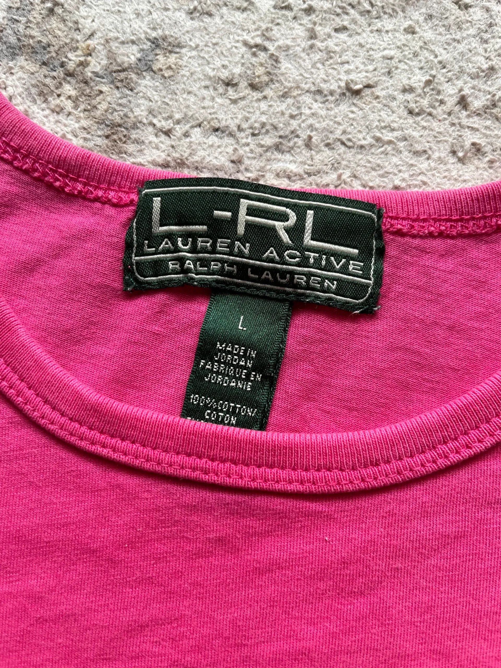 Polo Ralph Lauren Lauren Ralph Lauren LRL Active Crest T-Shirt Sz L Size L / US 10 / IT 46 - 3 Thumbnail