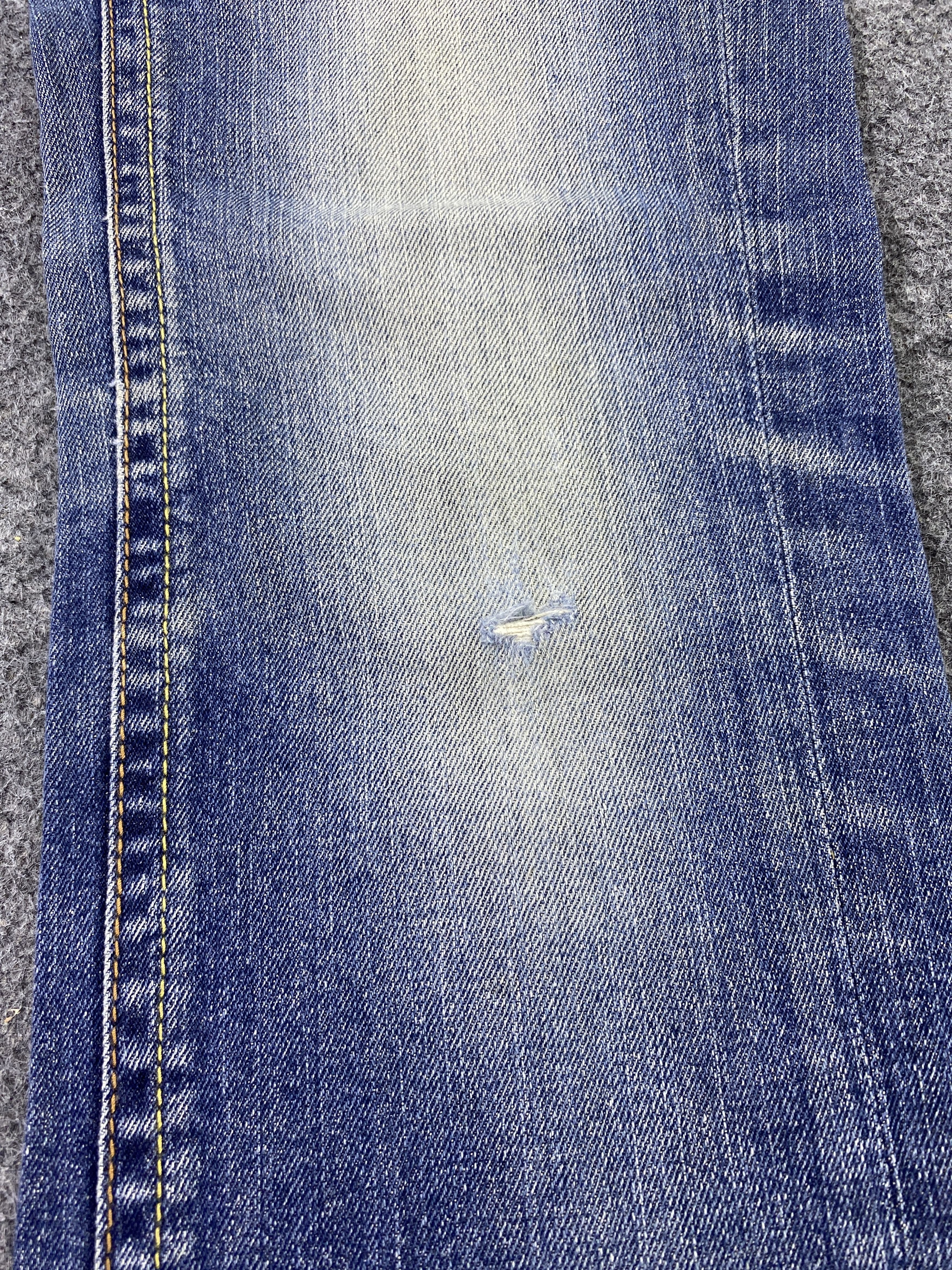 Japanese Brand Japanese Brand Blue Wash Jeans - J1095 Size 29" - 11 Thumbnail