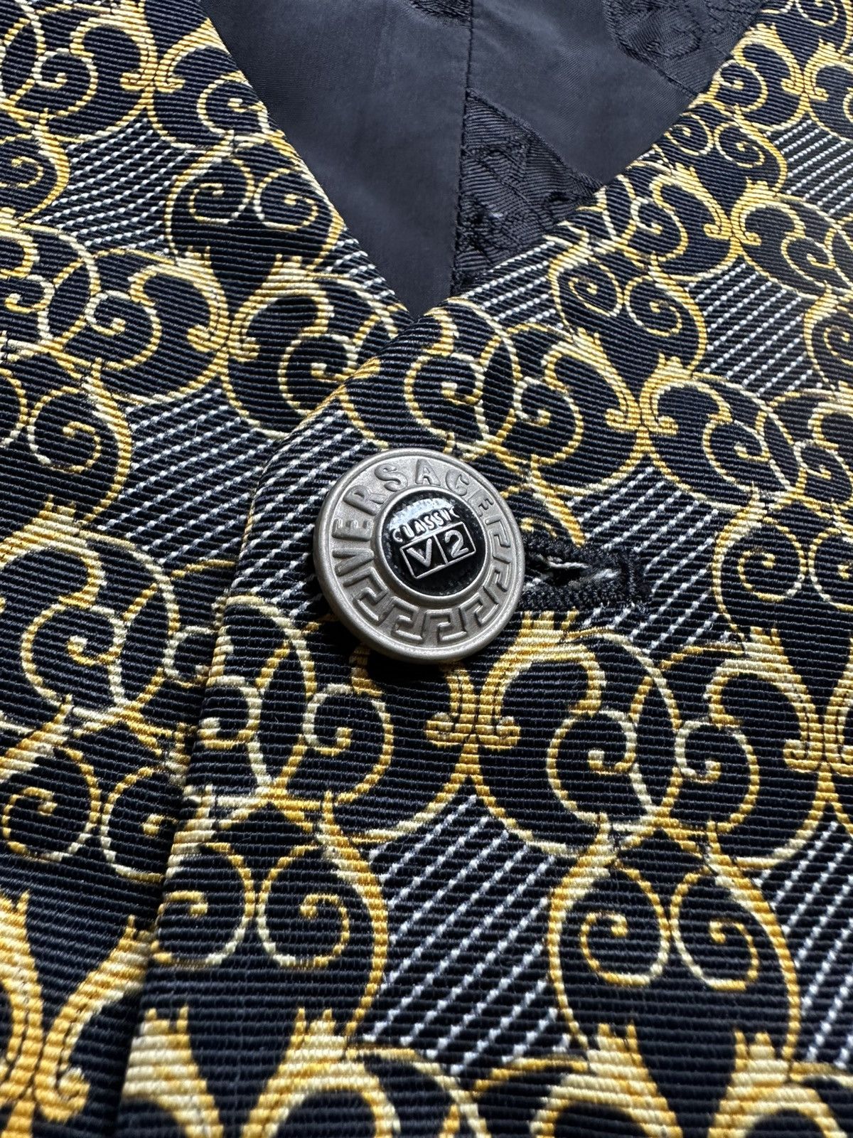 Versace × Vintage Versace Medusa vintage suit vest Size 52S - 6 Thumbnail