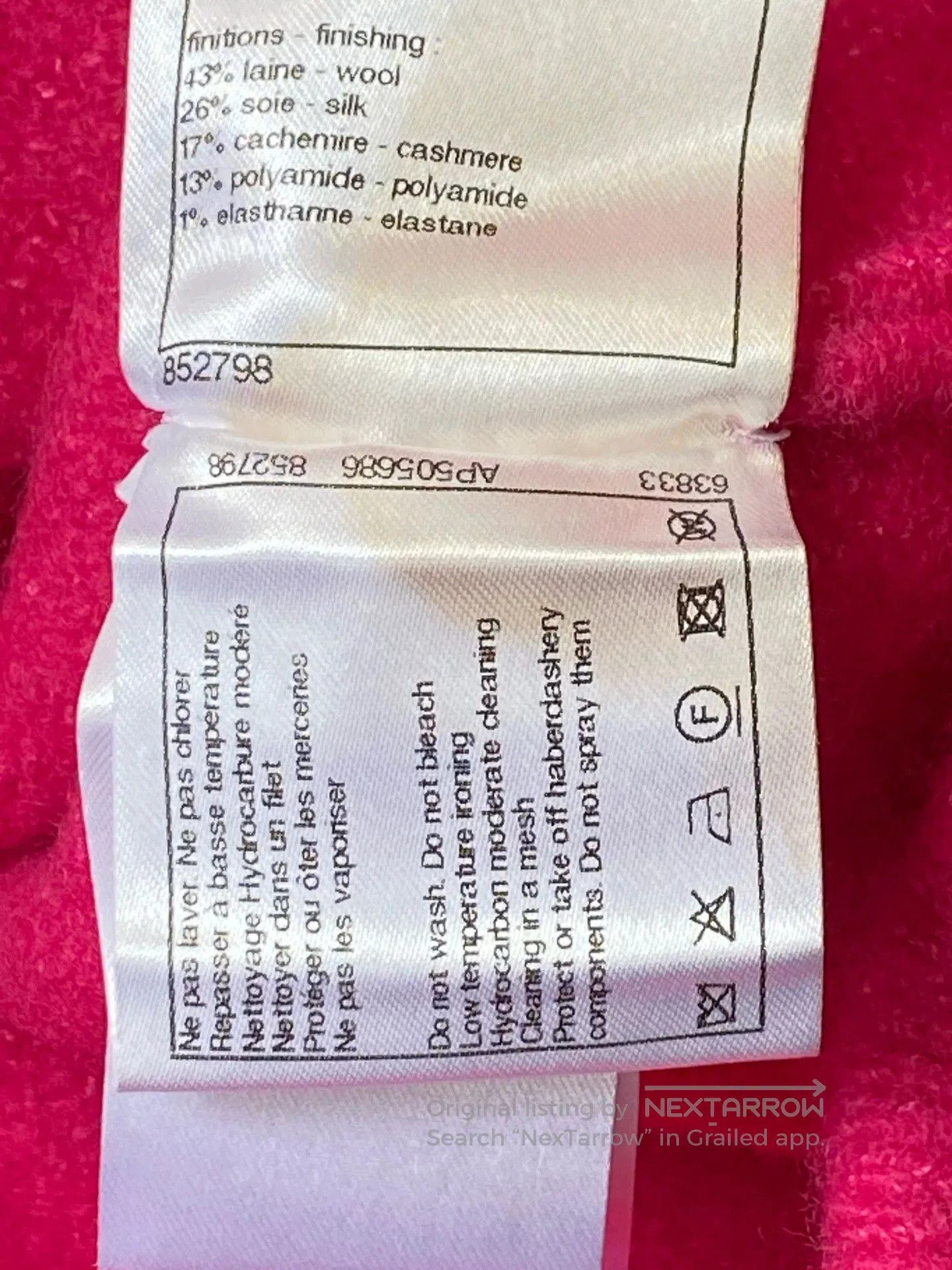 Chanel Chanel 2022 Pink Wool Cardigan FR38. Size US M / EU 48-50 / 2 - 6 Thumbnail