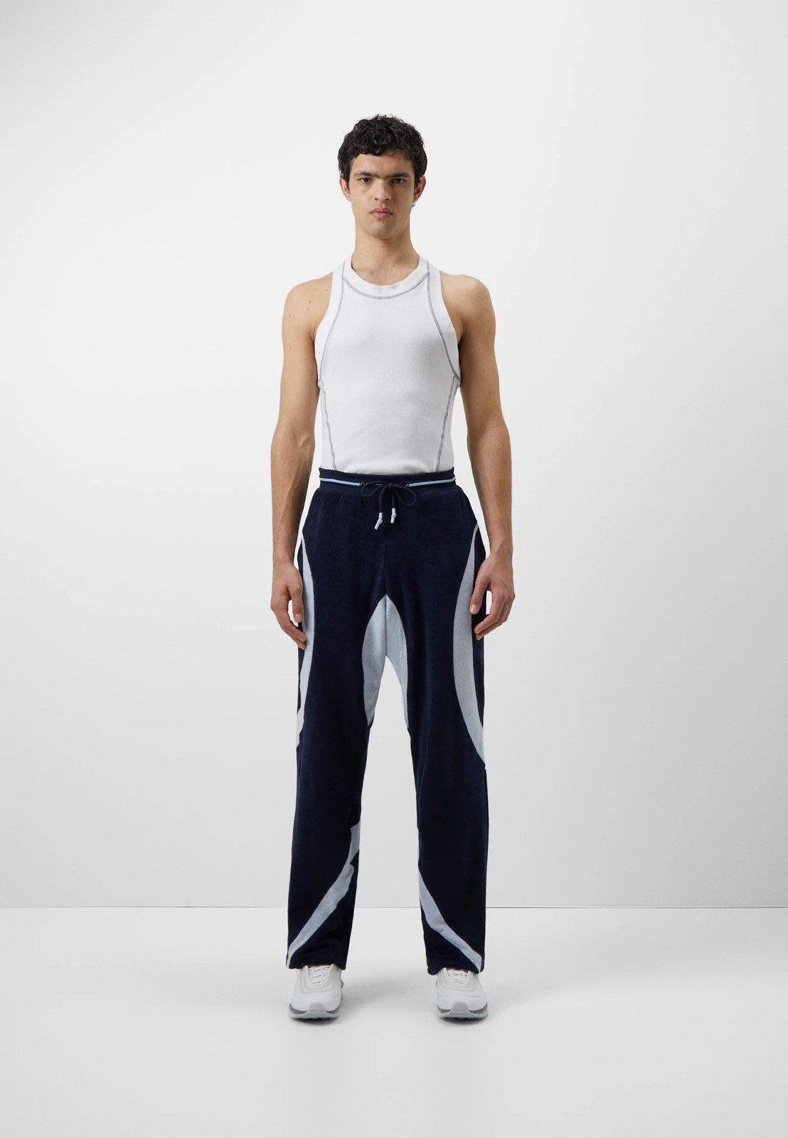 Saul Nash !DS! SS23 Saul Nash Navy Paneled Lounge Pants Size US 30 / EU 46 - 4 Thumbnail