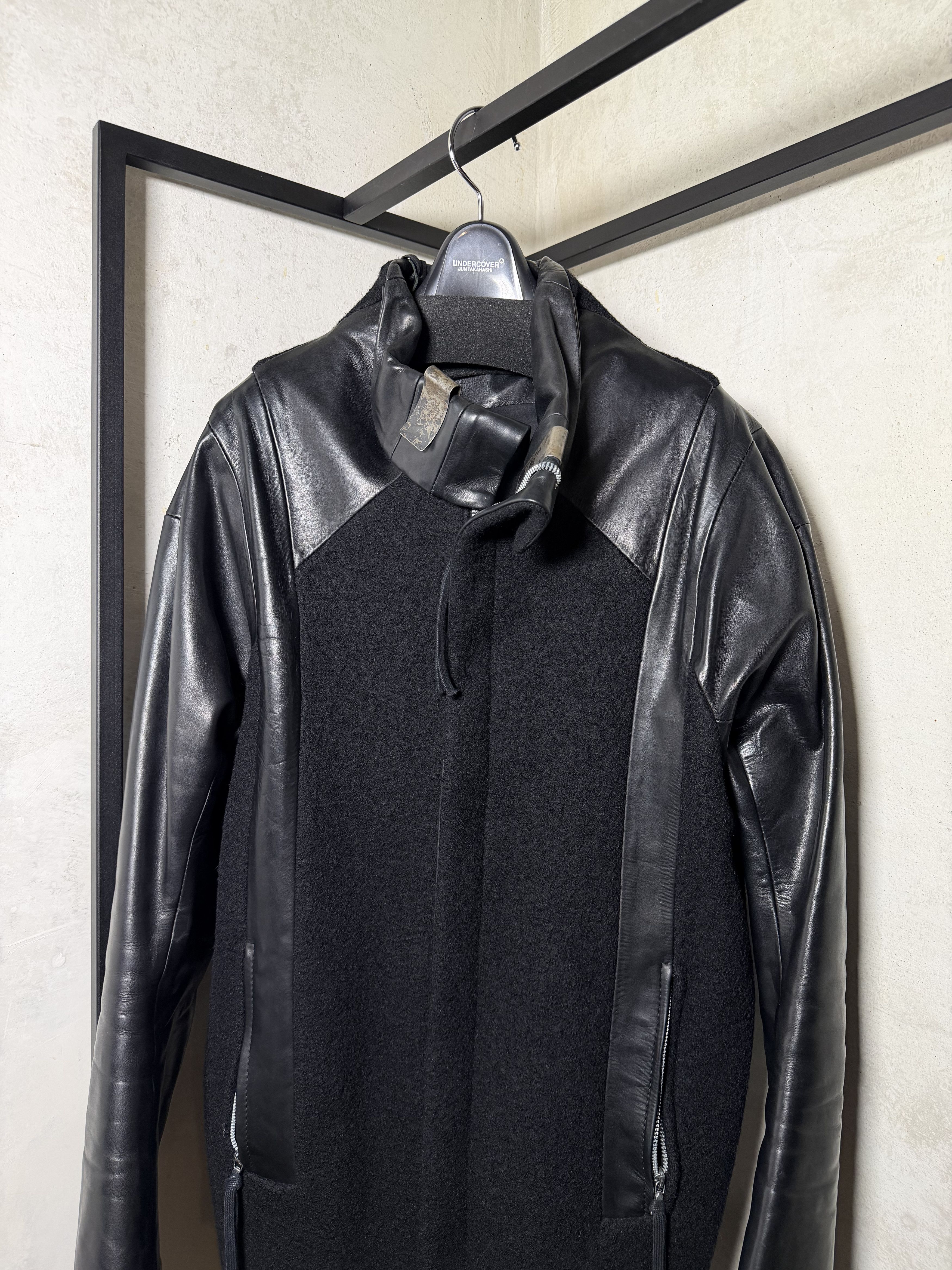 Boris Bidjan Saberi Boris Bidjan Saberi J1 Black Boch Skin Metal Clip Jacket Size US XL / EU 56 / 4 - 4 Thumbnail