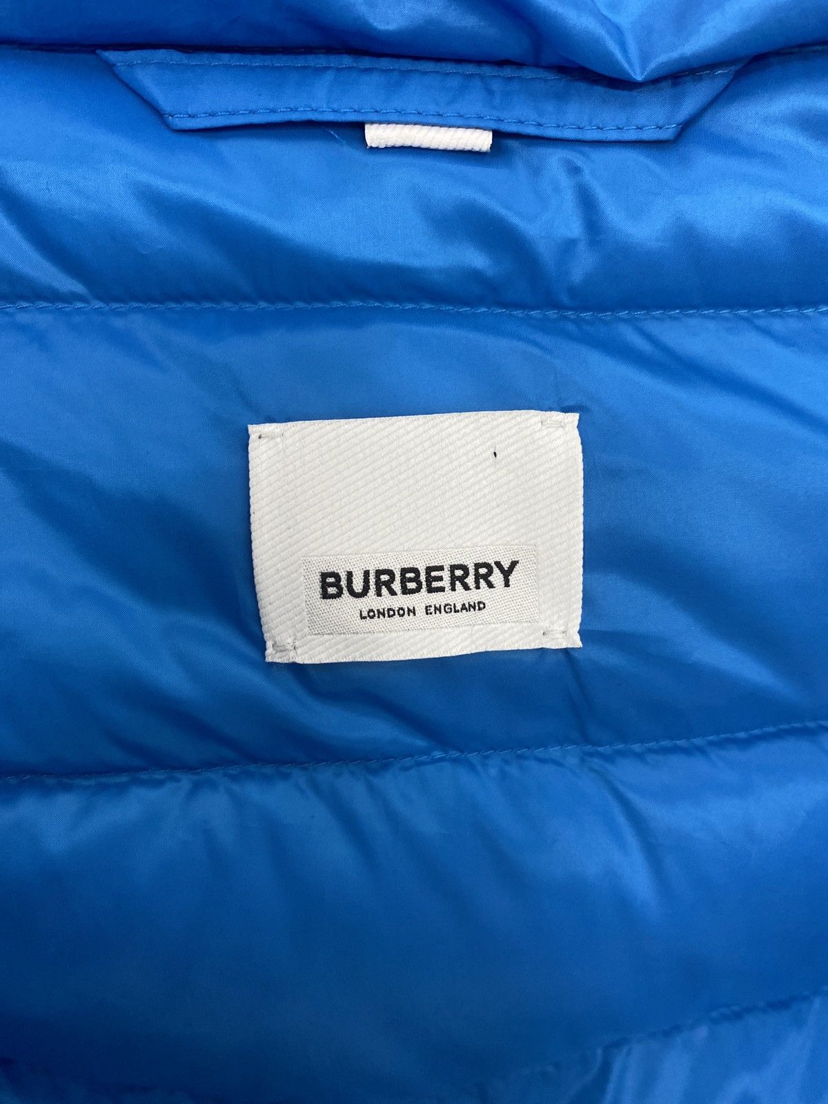 Burberry Burberry Blue Logo Patch Puffer Jacket Size US XXL / EU 58 / 5 - 7 Thumbnail