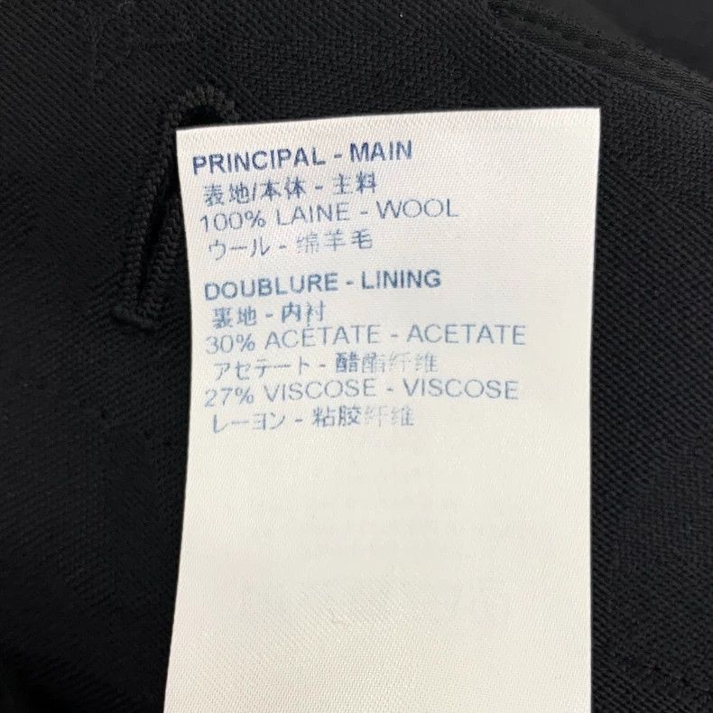 Louis Vuitton Louis Vuitton Black print dark print full sheepwool lapel Size US XL / EU 56 / 4 - 7 Thumbnail