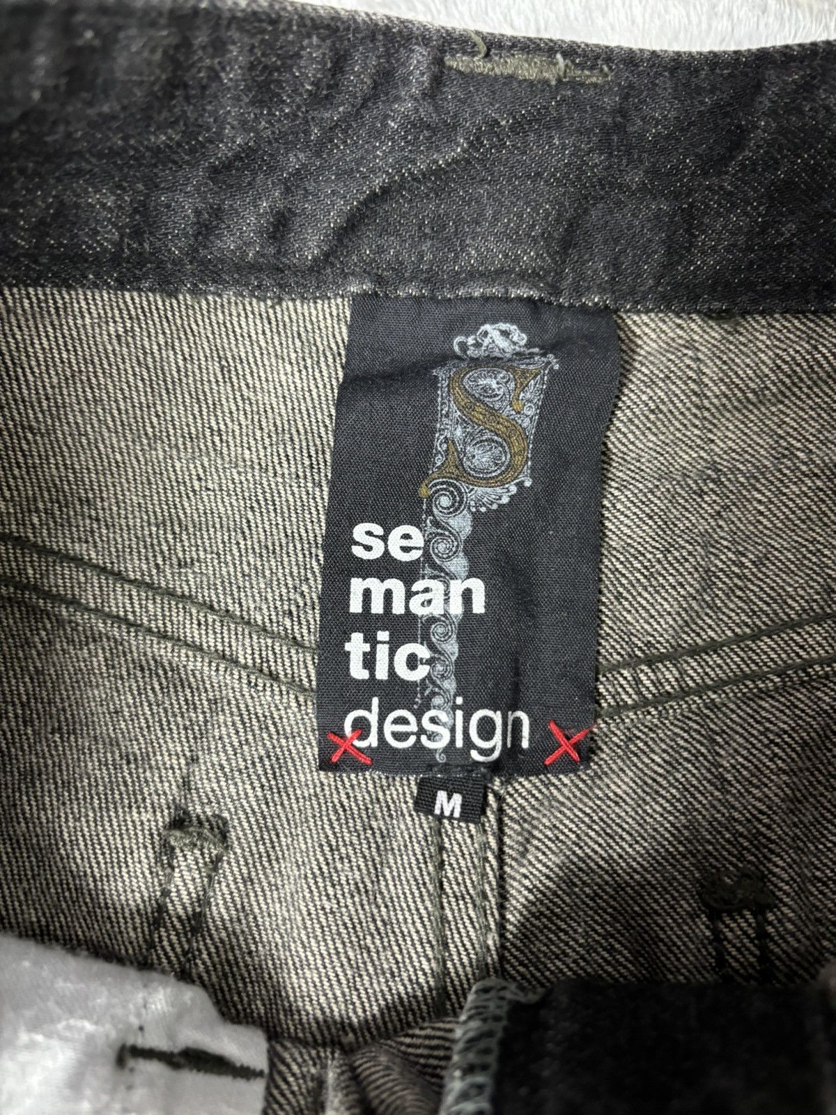 semanticdesign Semantics Design Stud Flared Jeans. S0228 Size 30" / US 8 / IT 44 - 6 Thumbnail