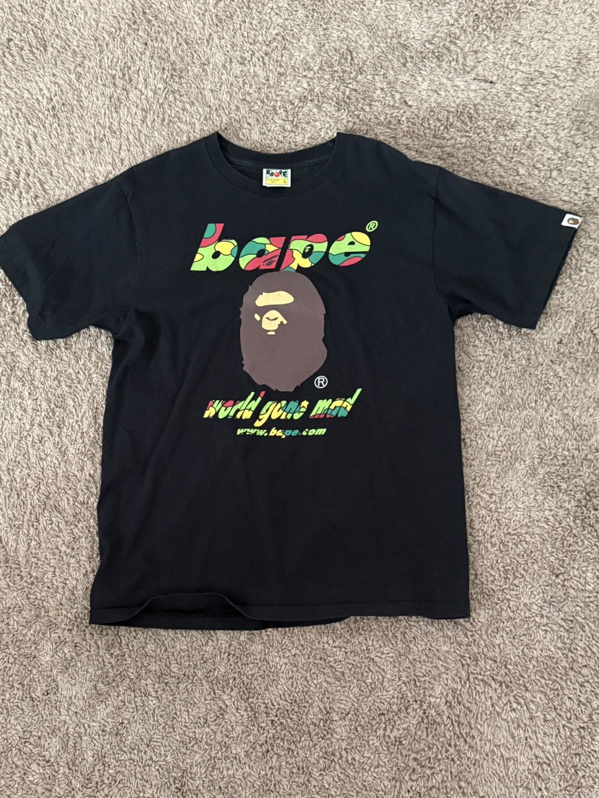 Bape Black Bape shirt Size US L / EU 52-54 / 3 - 1 Thumbnail