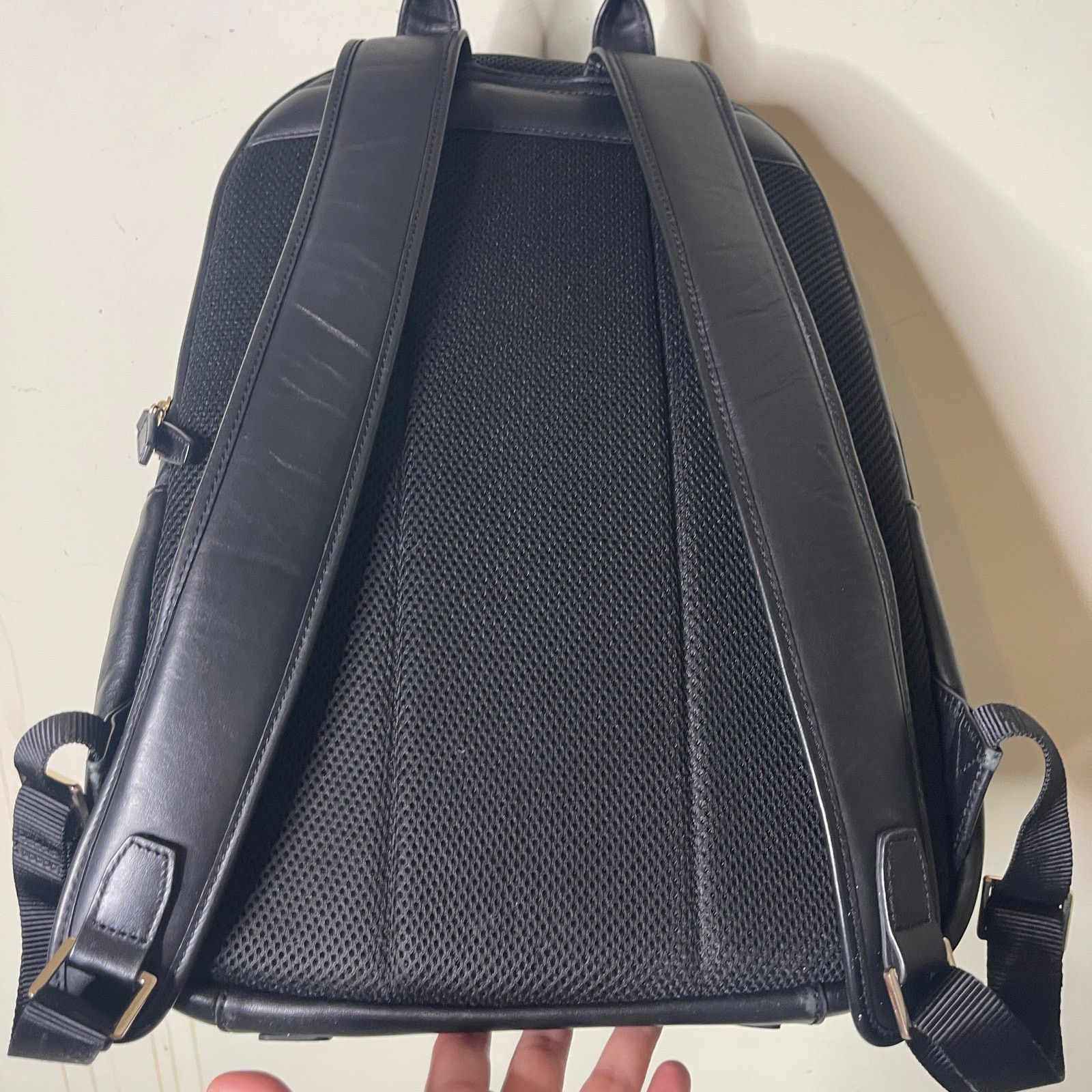Other ISM THE BACKPACK Black Leather and Nylon Size ONE SIZE - 6 Thumbnail