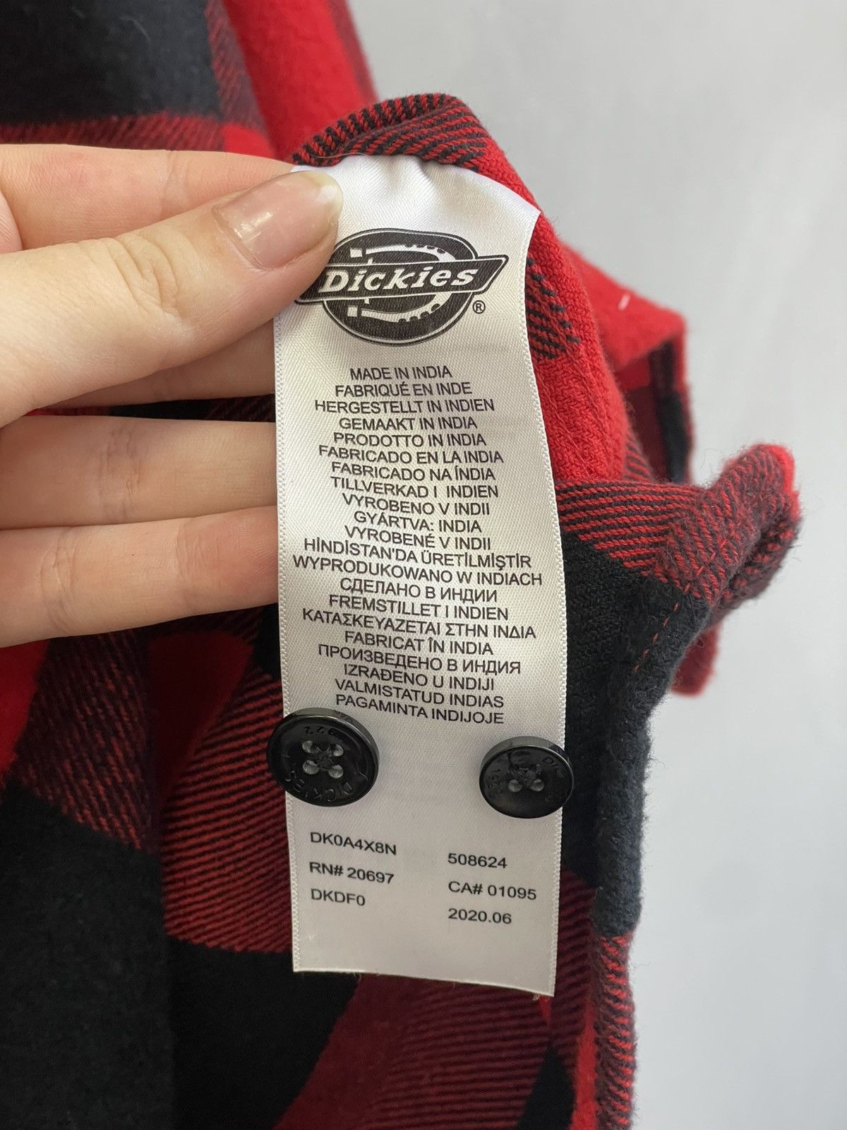 Dickies Skater retro vintage Dickies flannel shirt button up y2k Size US L / EU 52-54 / 3 - 9 Thumbnail