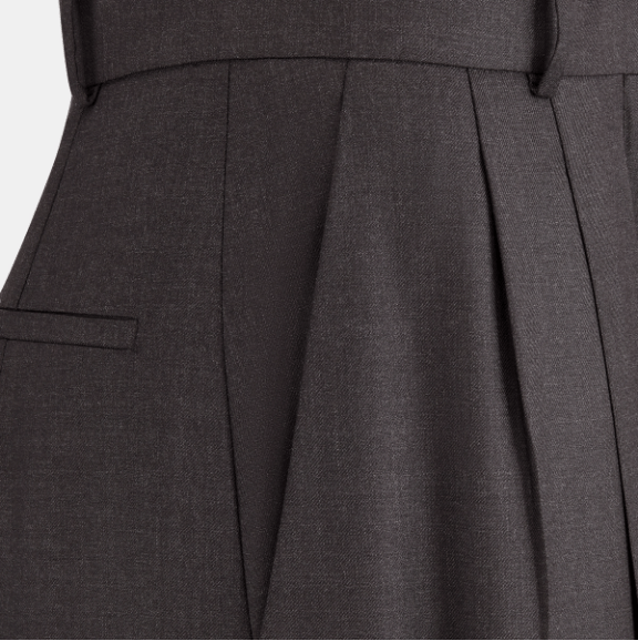 Dior o1w1db10925 441P24 Wide-Leg Pant in Gray Size 25" / US 0 / IT 36 - 3 Thumbnail