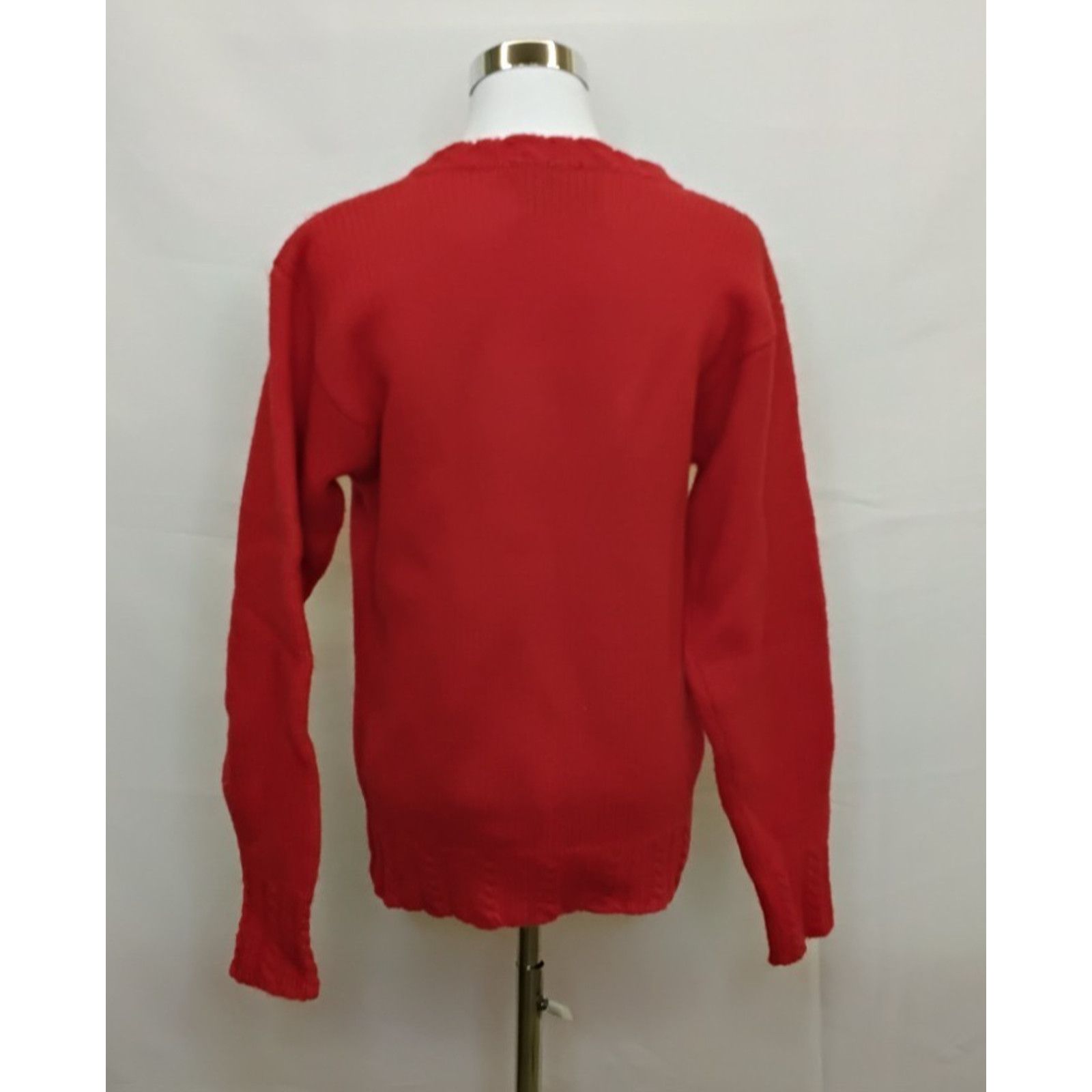 Lauren Ralph Lauren Ralph Lauren Sweater Women's S Red 100% Wool Vintage 1990's Size S / US 4 / IT 40 - 3 Thumbnail