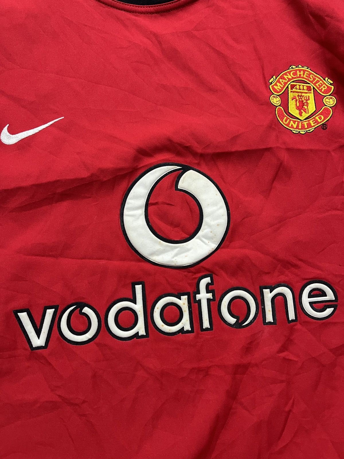 Nike Nike Manchester United 2002/2004 Home Vintage Soccer Jersey Size US L / EU 52-54 / 3 - 12 Thumbnail