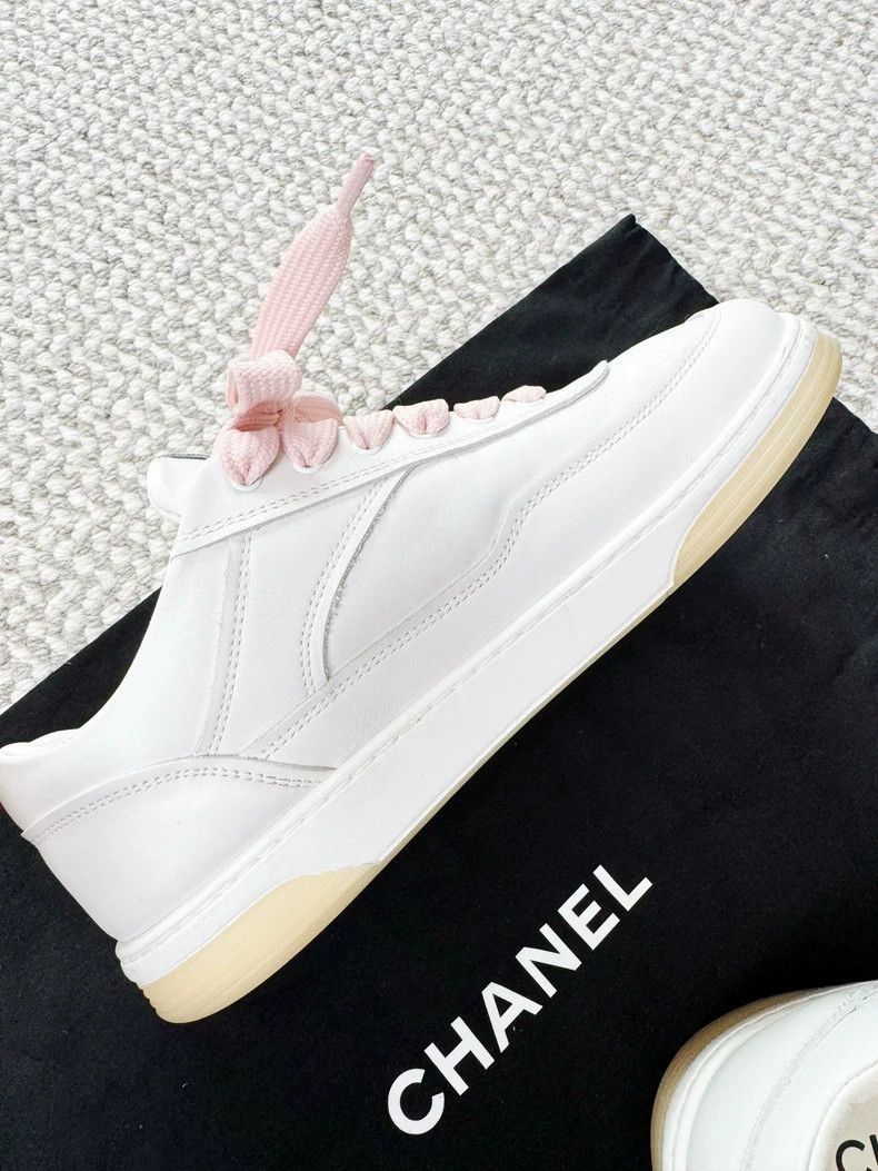 Chanel Chanel New Sneakers with Pink Laces Size 36 -2505 Size US 6 / IT 36 - 3 Thumbnail