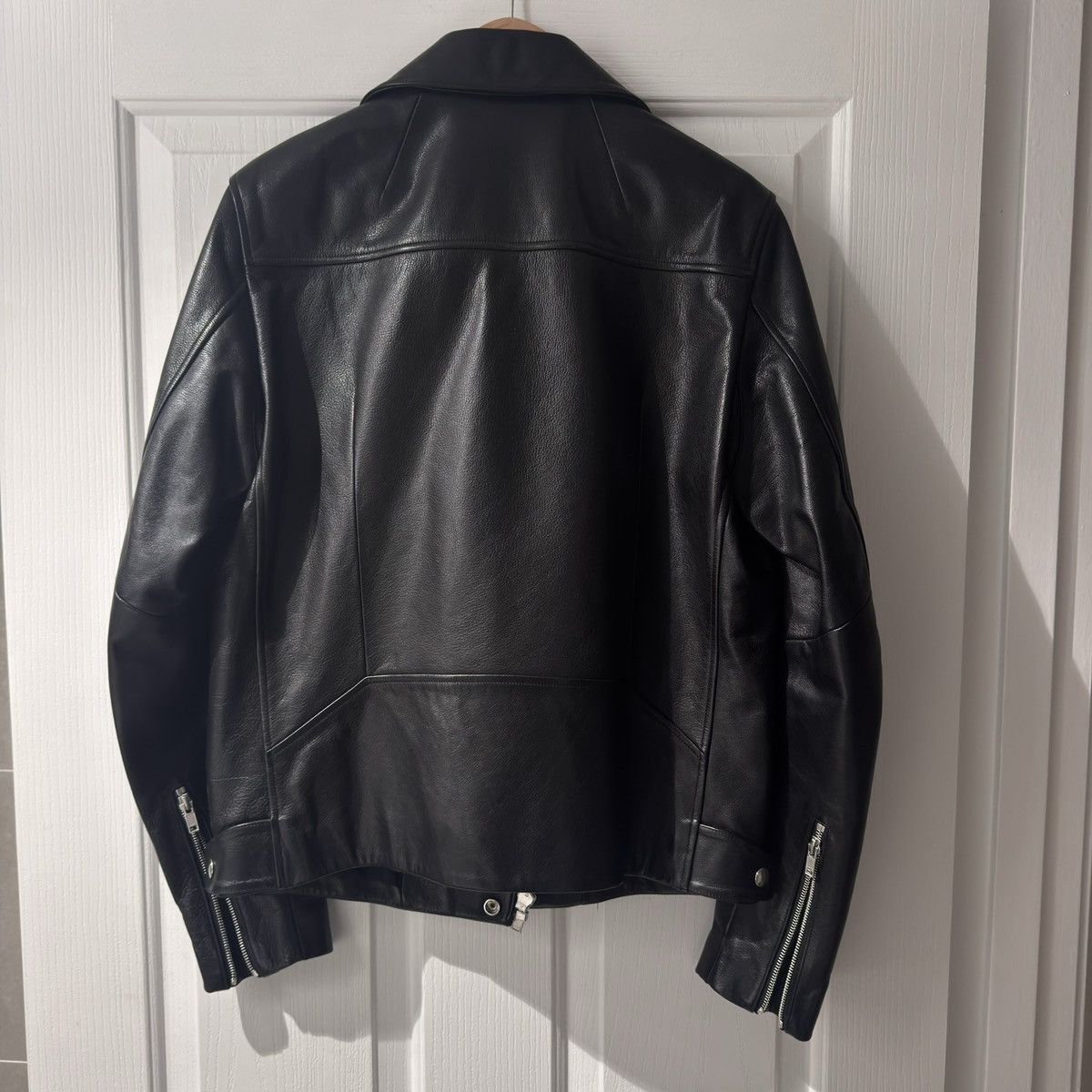 Theory New York brand Theory Shell Dyed Cow Leather Motor Jacket Size US M / EU 48-50 / 2 - 10 Thumbnail