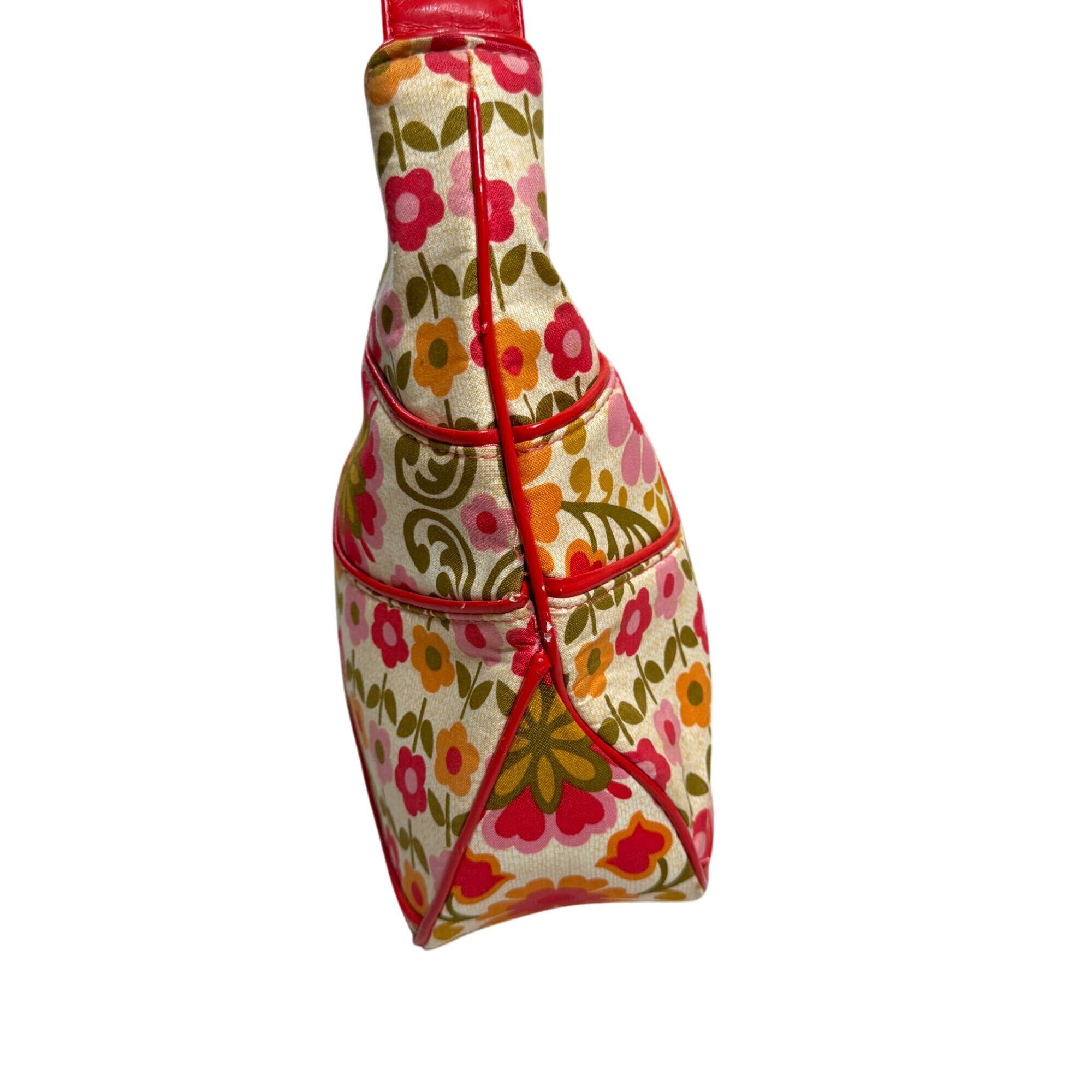 Vera Bradley Vera Bradley Frill Folkloric Patent Strap Hobo Purse Size ONE SIZE - 4 Thumbnail