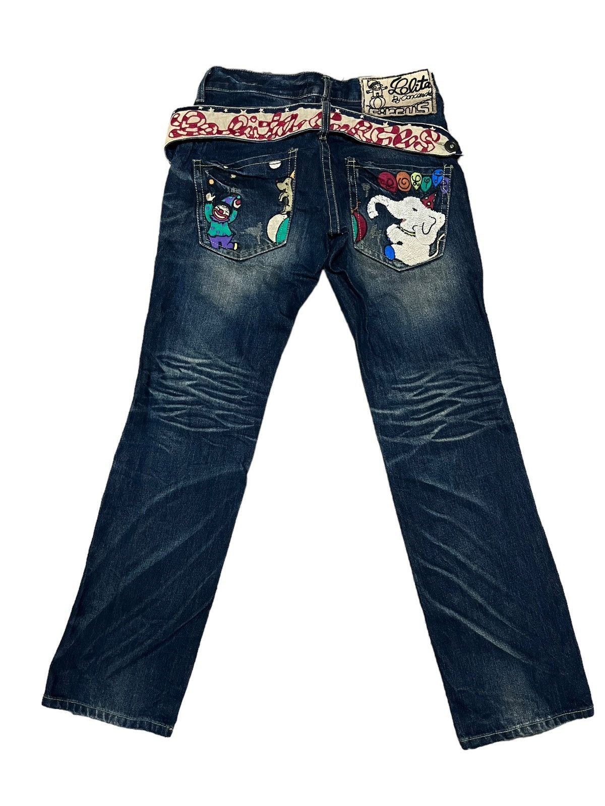 Japanese Brand LOLITA JEANS X BEAST CUSTOM DESIGN JEANS Size US 30 / EU 46 - 1 Thumbnail