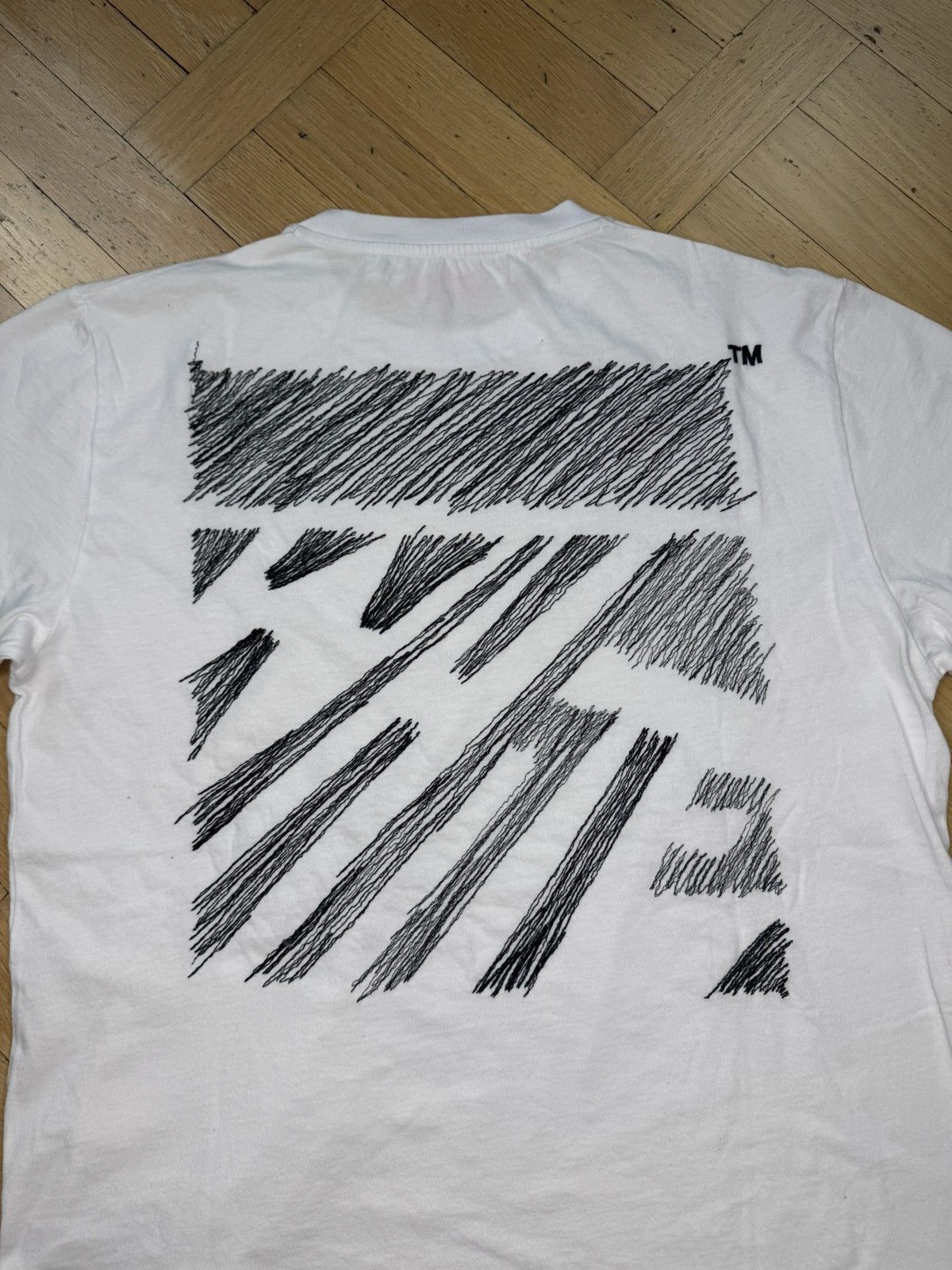 Off-White OFF-WHITE SCRIBBLE DIAG LOGO TEE Size US S / EU 44-46 / 1 - 2 Thumbnail
