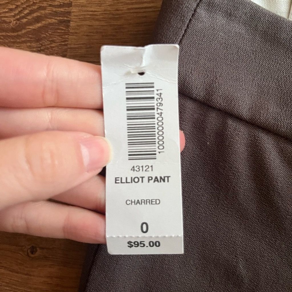 Aritzia NWT Babaton Elliot Pants – “Charred” (Aritzia) 🖤 Size 25" / US 0 / IT 36 - 10 Thumbnail