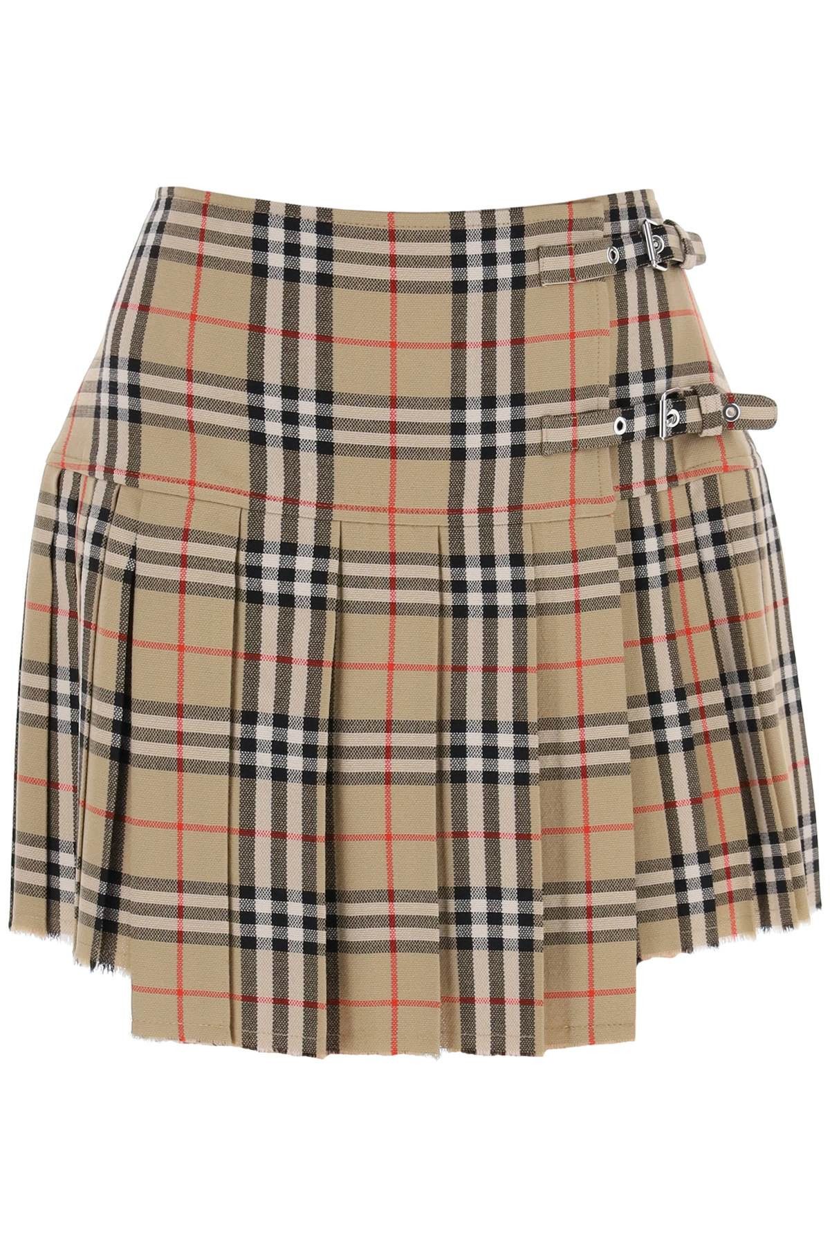 image of Burberry "zoe Burberry Check Mini Sk in Mixed Colours, Women's (Size Medium)