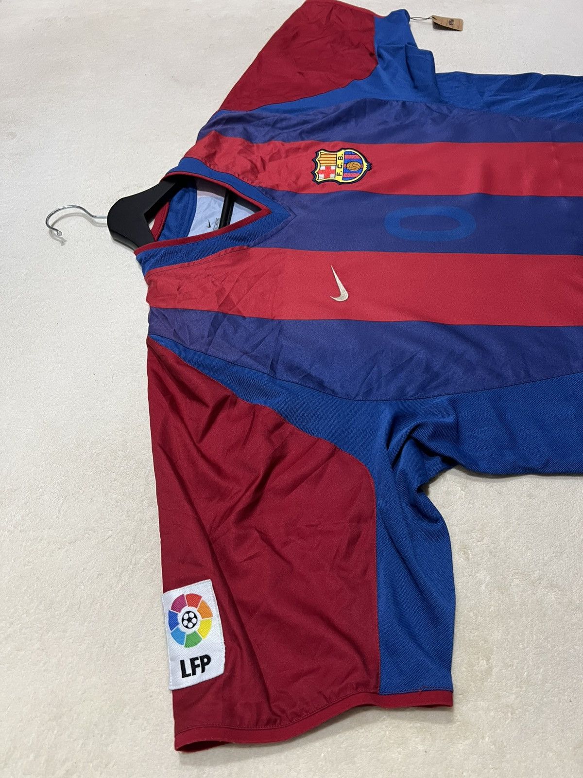 Nike Barcelona 2002-03 Nike Home Jersey #Xavi6 Size US XL / EU 56 / 4 - 3 Thumbnail