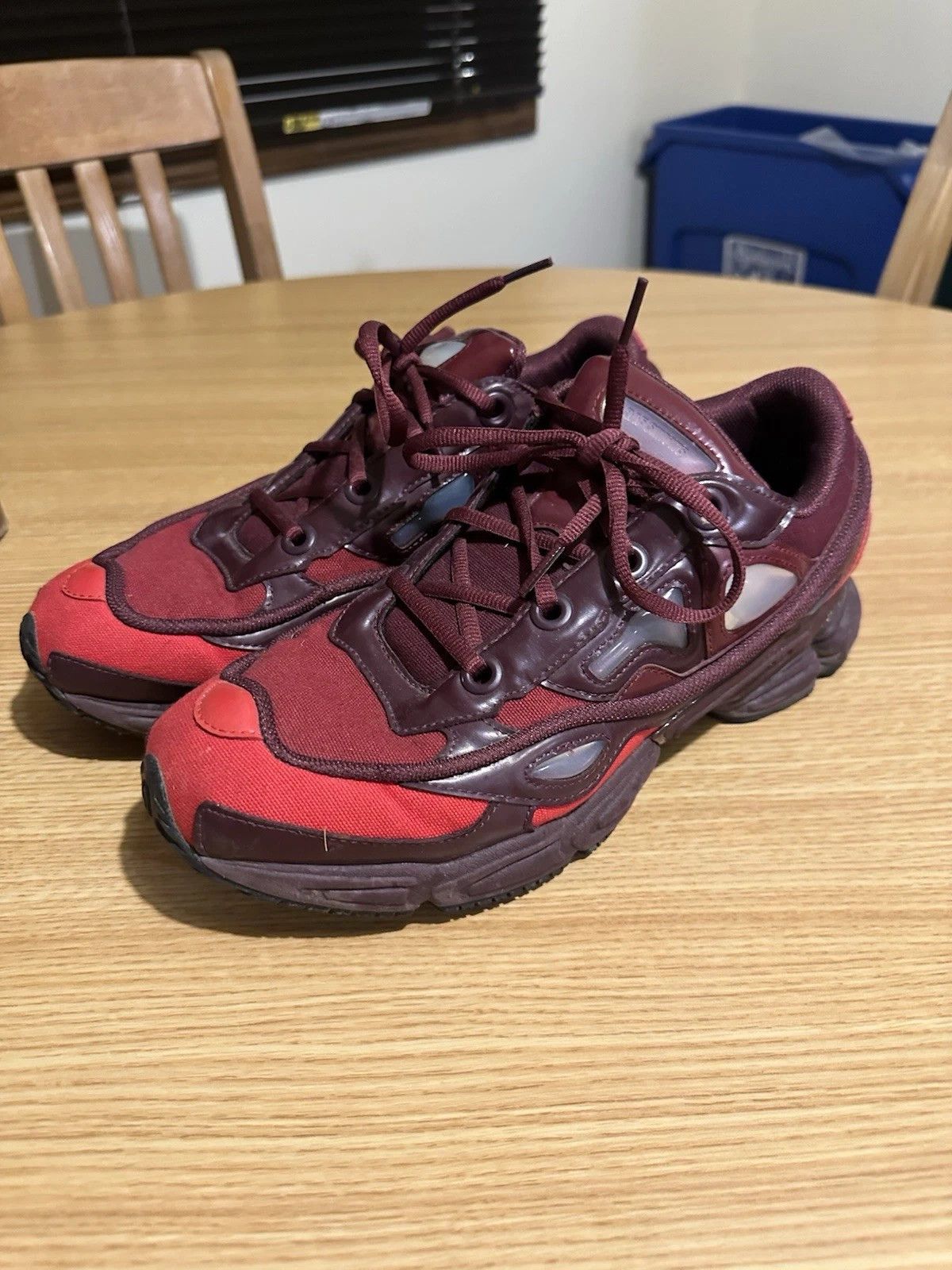 Raf Simons Ozweego Burgundy Adidas Raf Simons Ozweego Burgundy Red