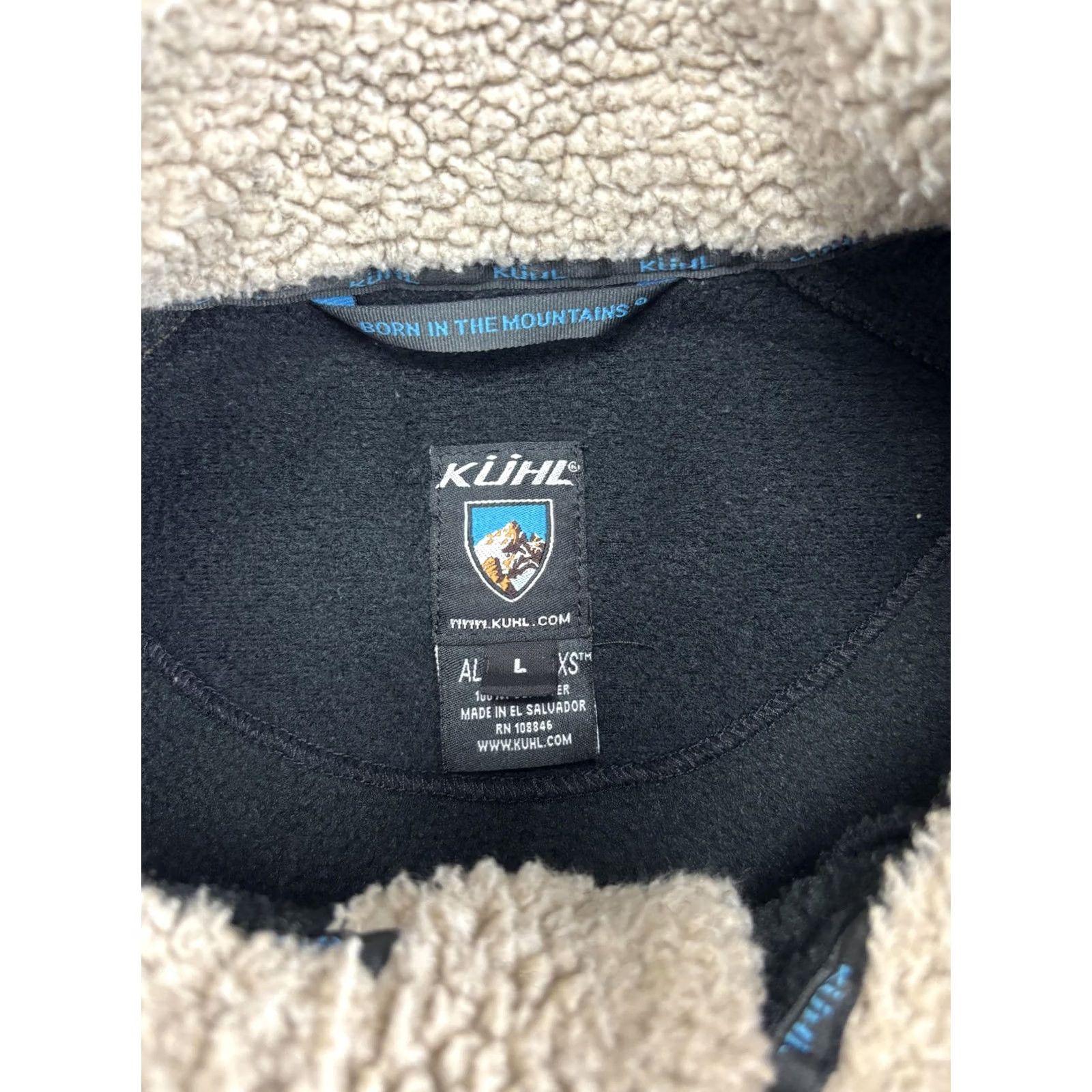 Vintage Kuhl Alpenwurx Jacket Mens Large Black Tan Fleece Sherpa Collar Suede Trim Warm Size US L / EU 52-54 / 3 - 2 Thumbnail