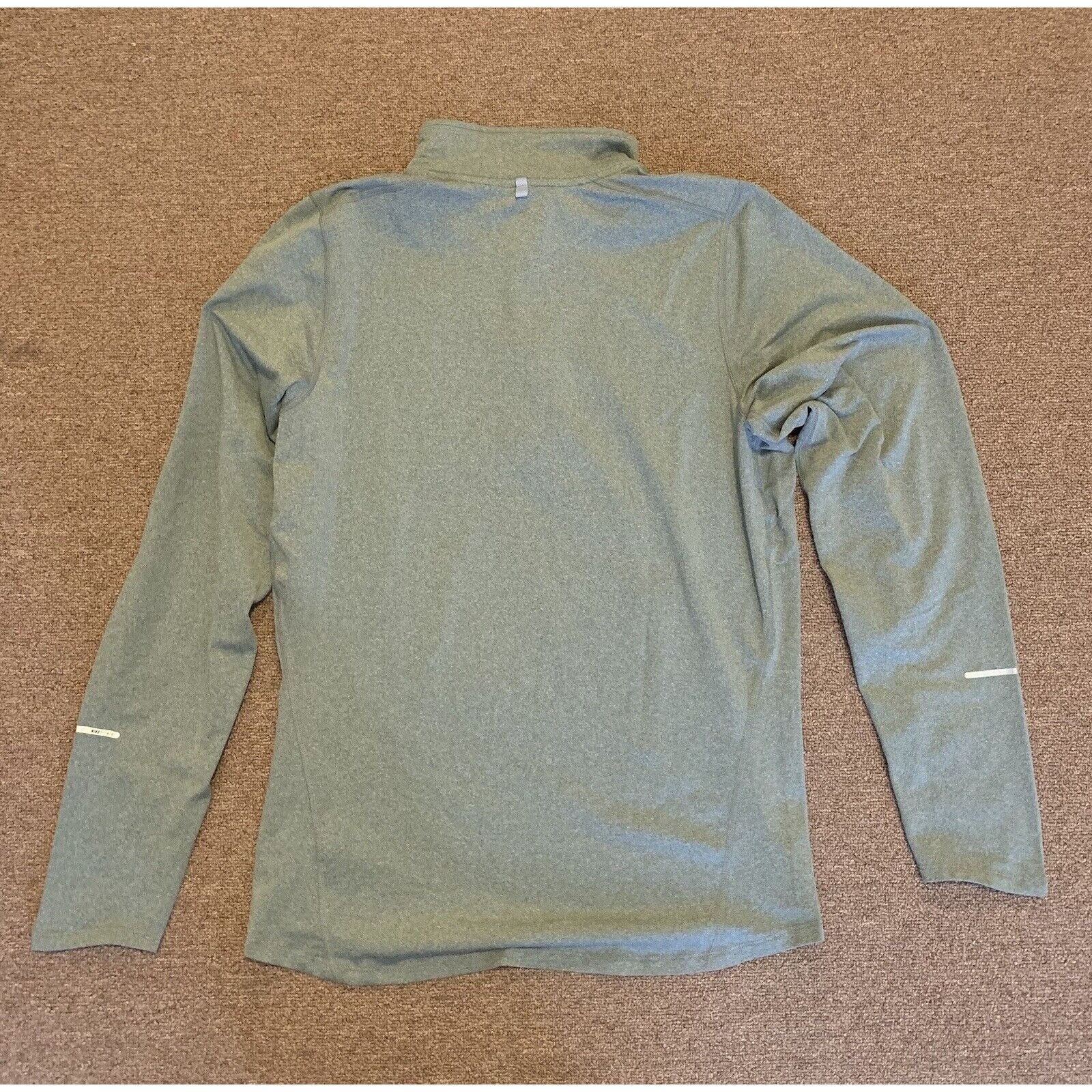 Nike Nike Shirt Mens S Grey Running Element Quarter Zip Top Size US S / EU 44-46 / 1 - 3 Thumbnail