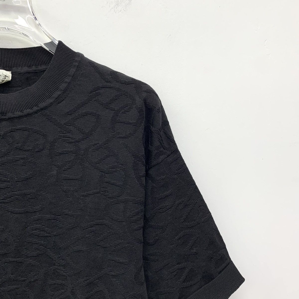 Hermes Hermes Black Pig Nose Jacquard Mulberry Silk Knit Sweater Size XS / US 0-2 / IT 36-38 - 3 Thumbnail