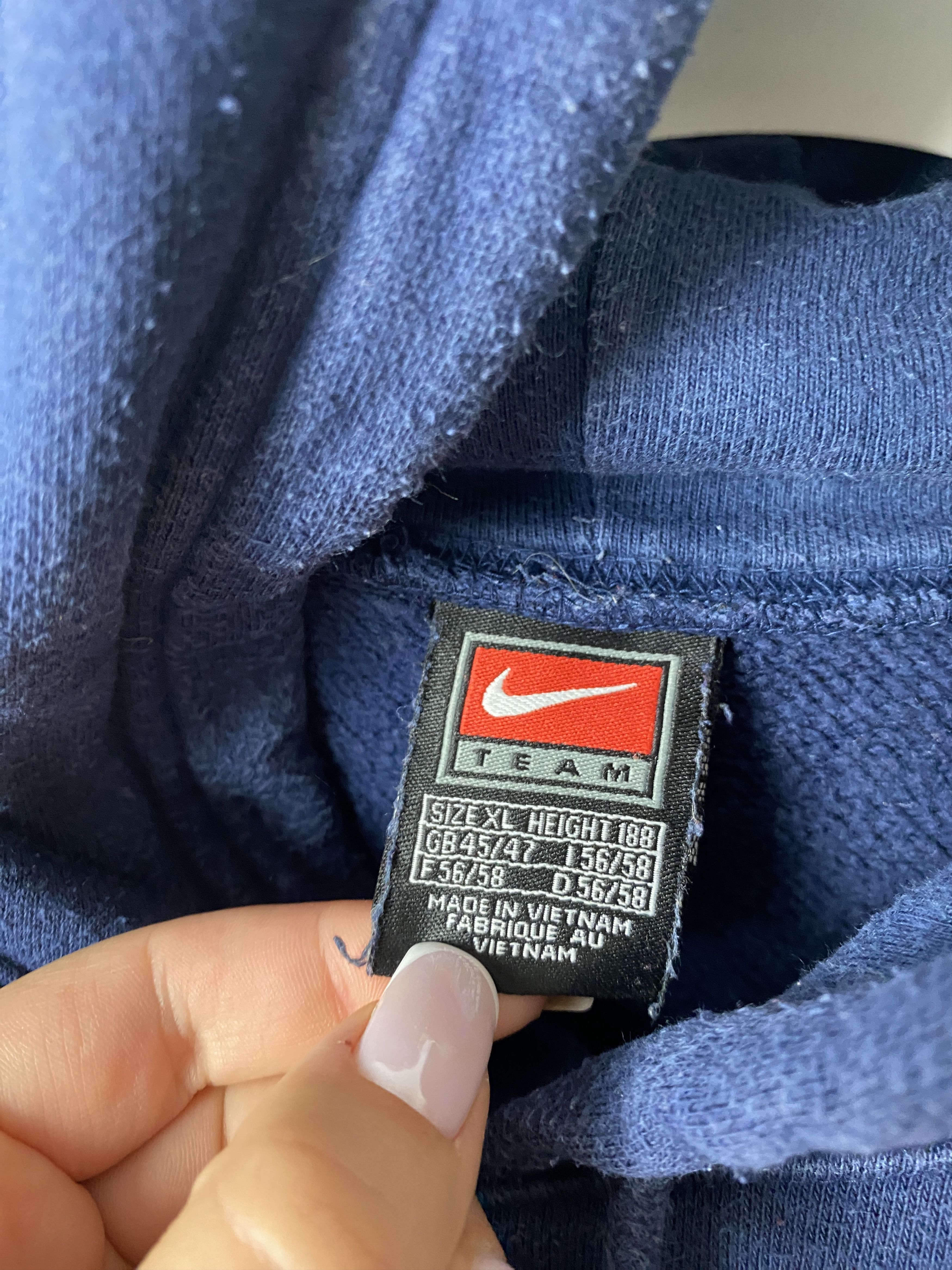 Nike × Vintage Nike Michigan center swoosh hoodie vintage 90s Size US XL / EU 56 / 4 - 3 Thumbnail