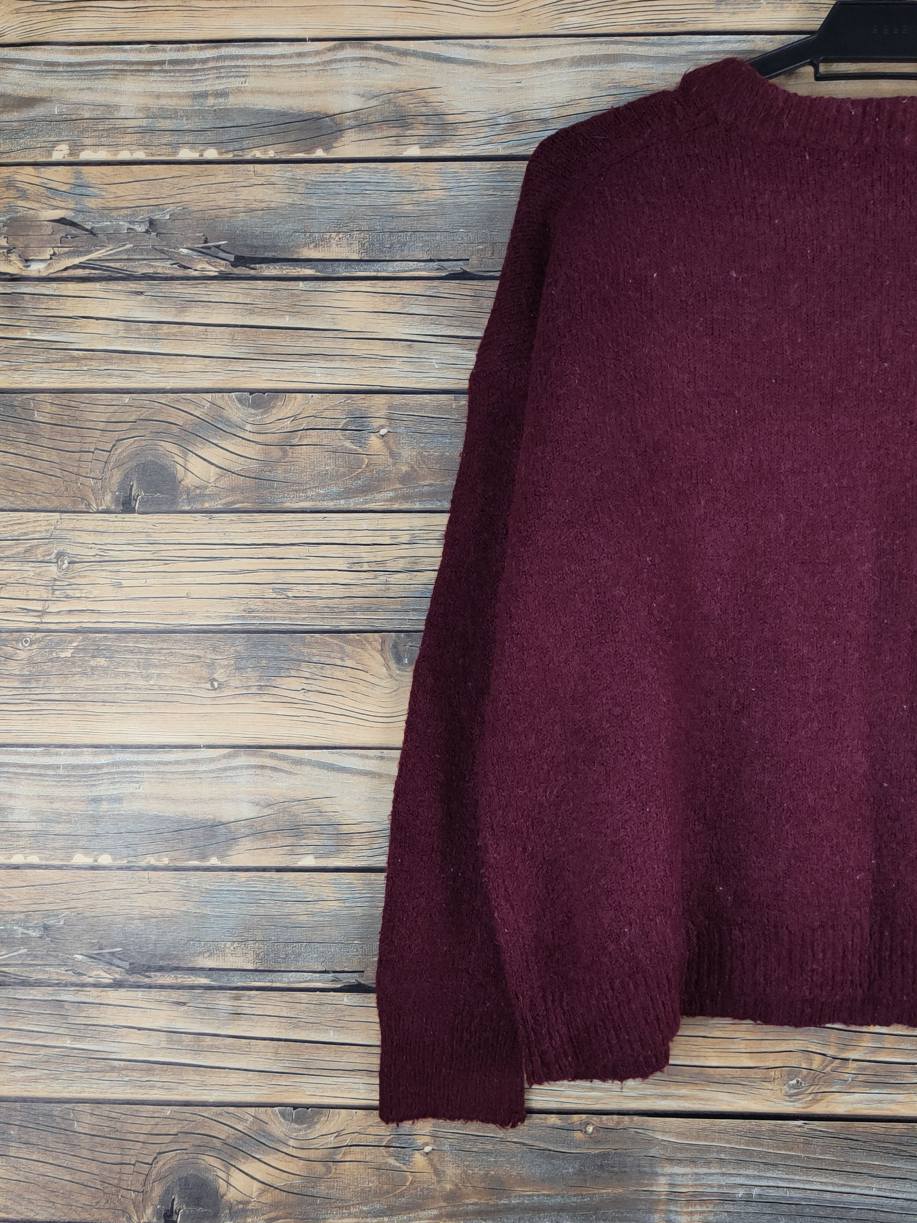 GU × Homespun Knitwear × Japanese Brand GU Maroon Knitwear Sweatshirts #W1146 Size M / US 6-8 / IT 42-44 - 8 Thumbnail