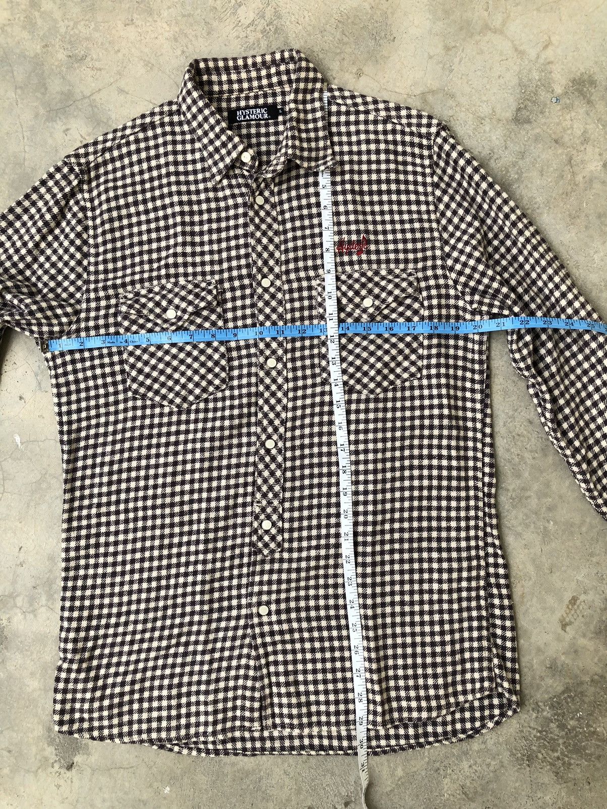 Hysteric Glamour Hysteric Glamour Flannel Black And White Checkered Size US L / EU 52-54 / 3 - 10 Thumbnail