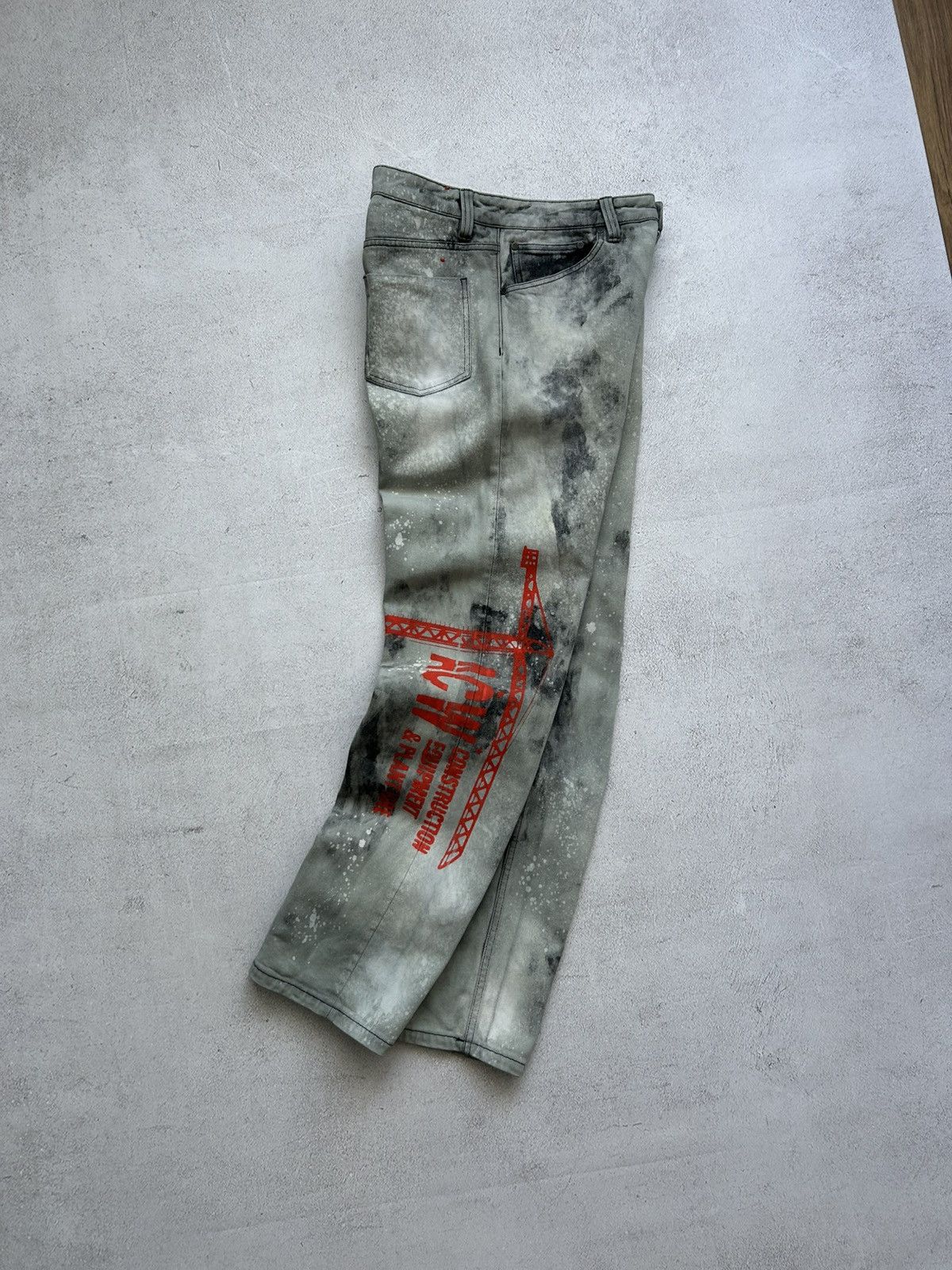 A-COLD-WALL* A-Cold-Wall Man's Tie-die Denim pants size 48 Size US 32 / EU 48 - 17 Thumbnail
